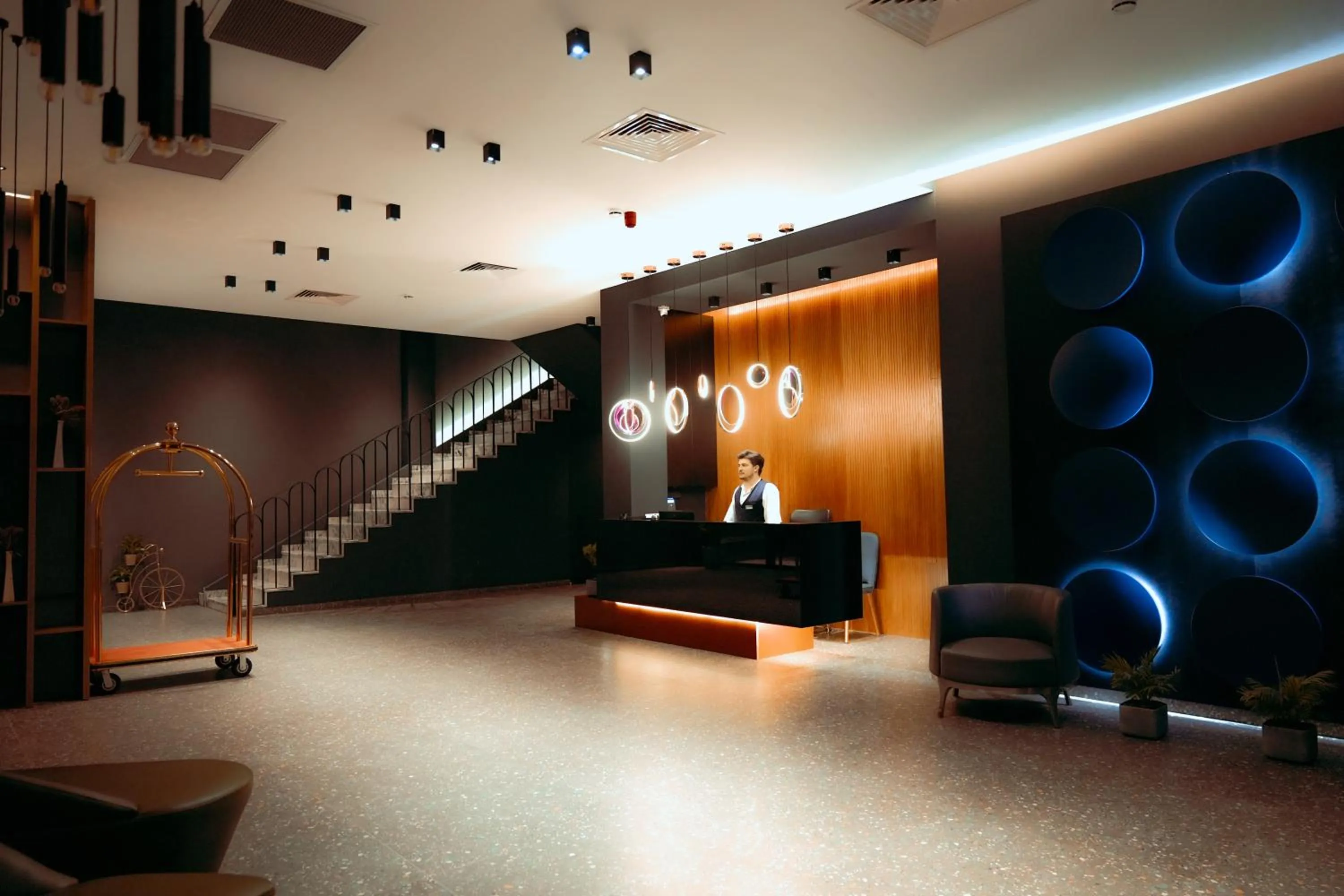 Lobby or reception in West Inn Georgia