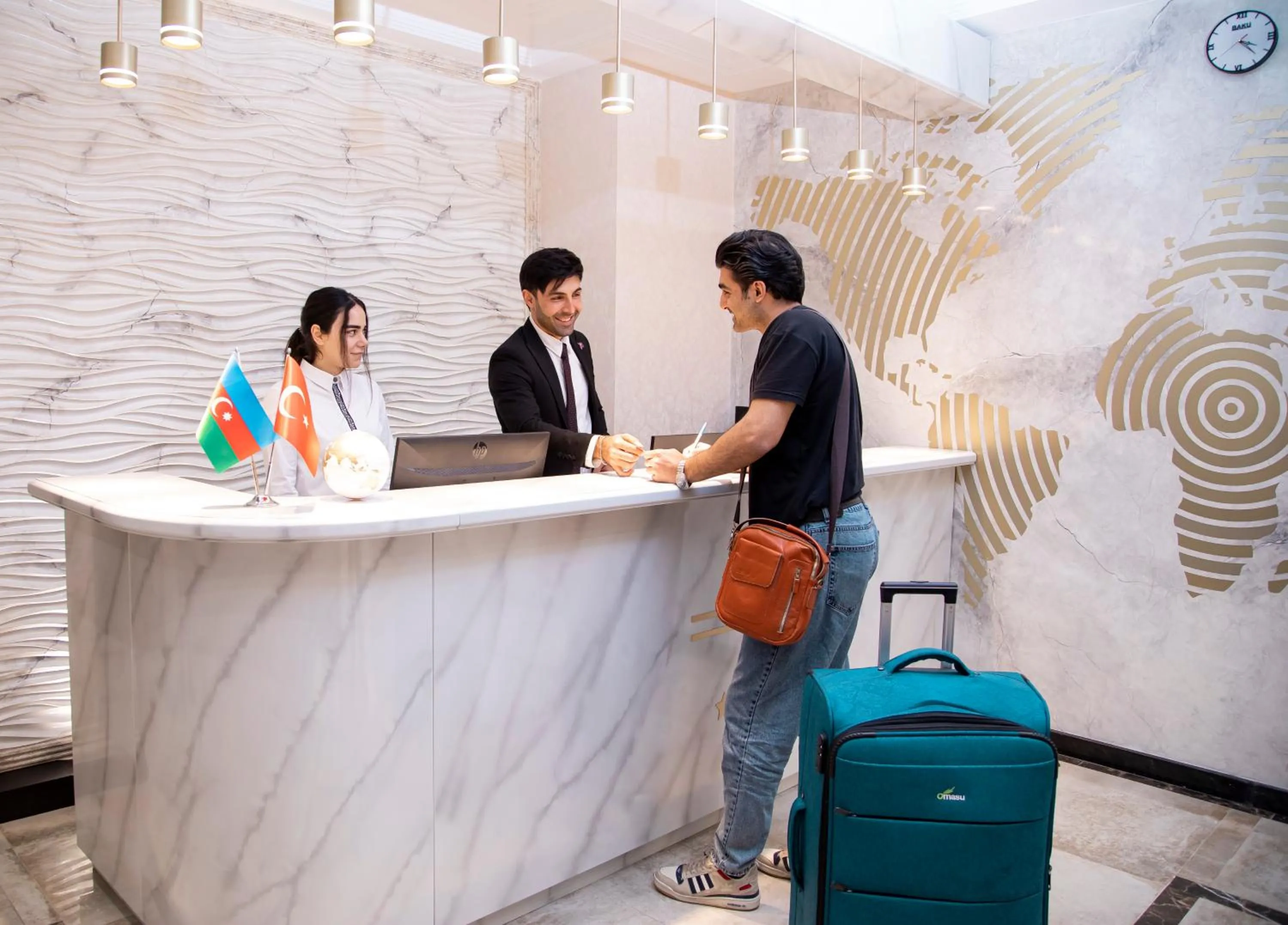 Staff in Essam Deluxe Hotel