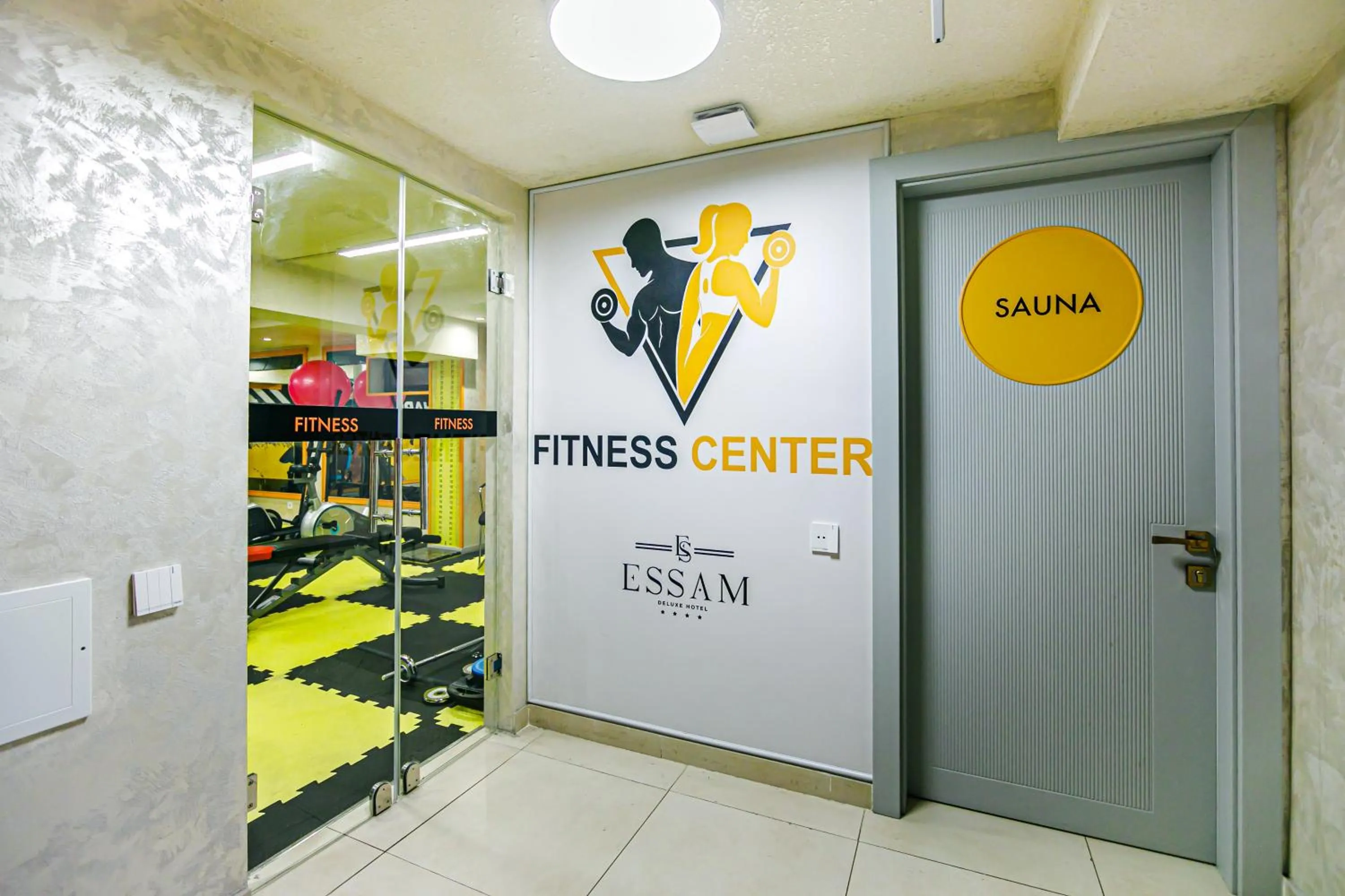 Fitness centre/facilities in Essam Deluxe Hotel