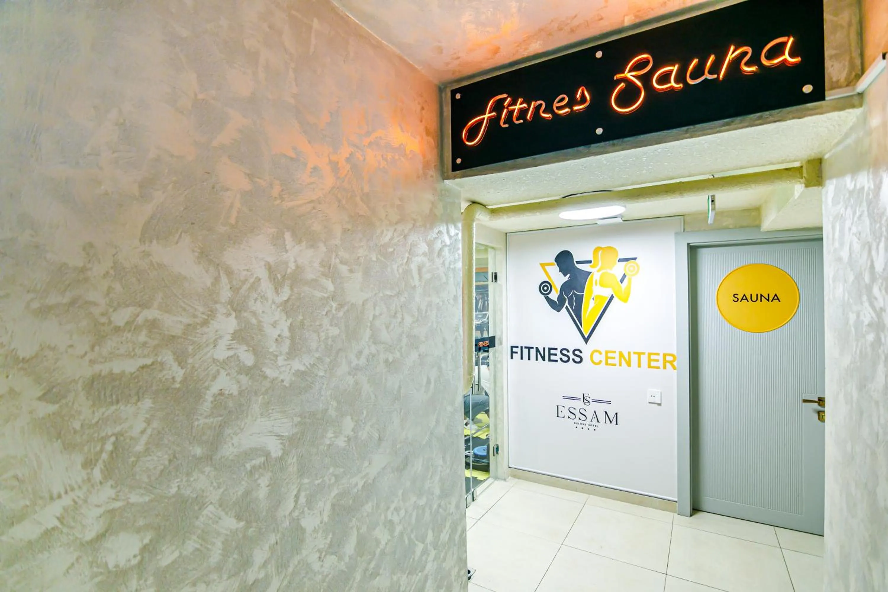 Sauna in Essam Deluxe Hotel