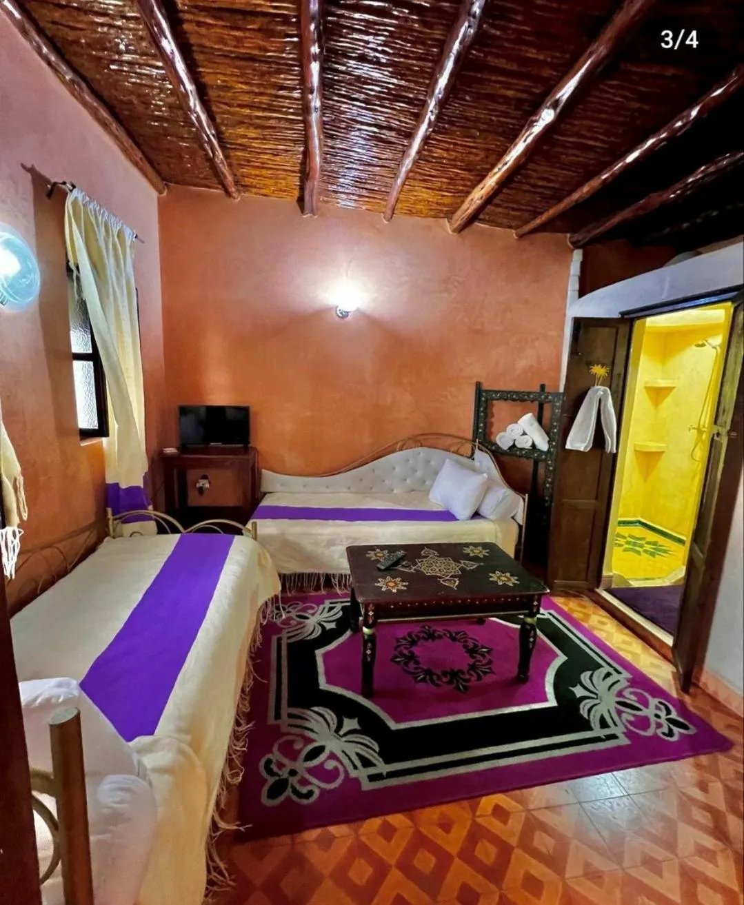 Photo of the whole room, Bed in Riad Chakir Mogador