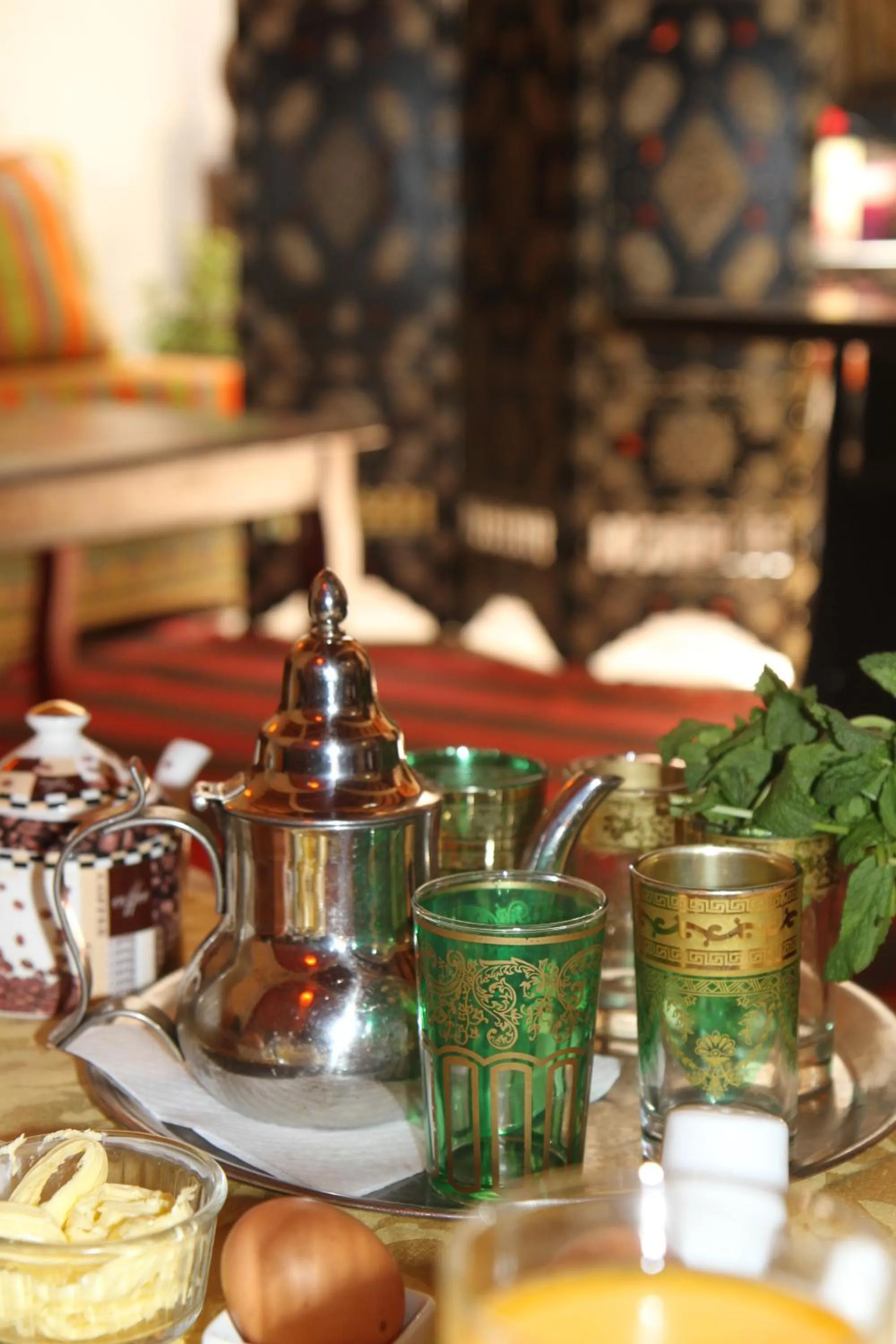Living room in Riad Chakir Mogador