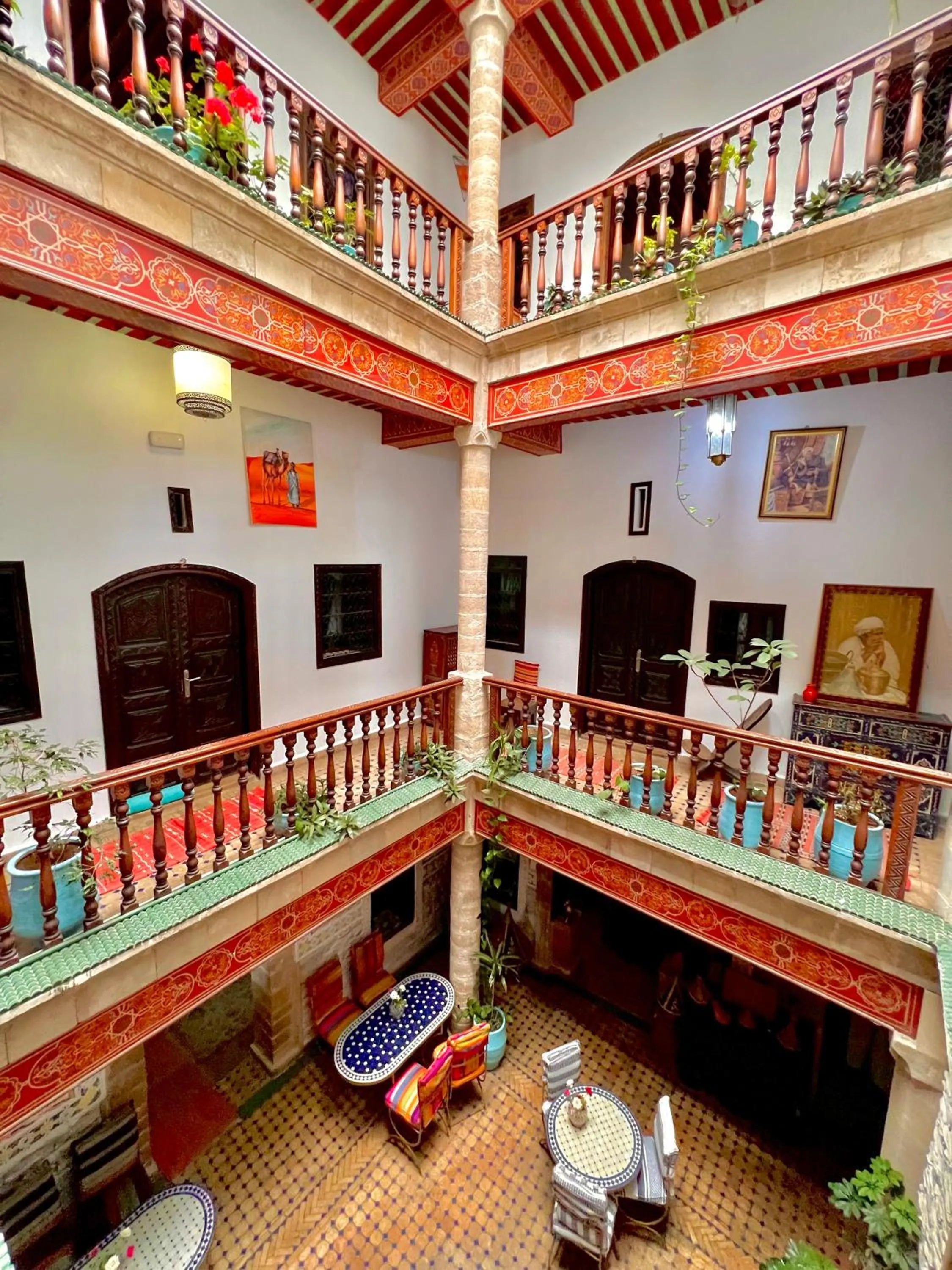 Living room in Riad Chakir Mogador