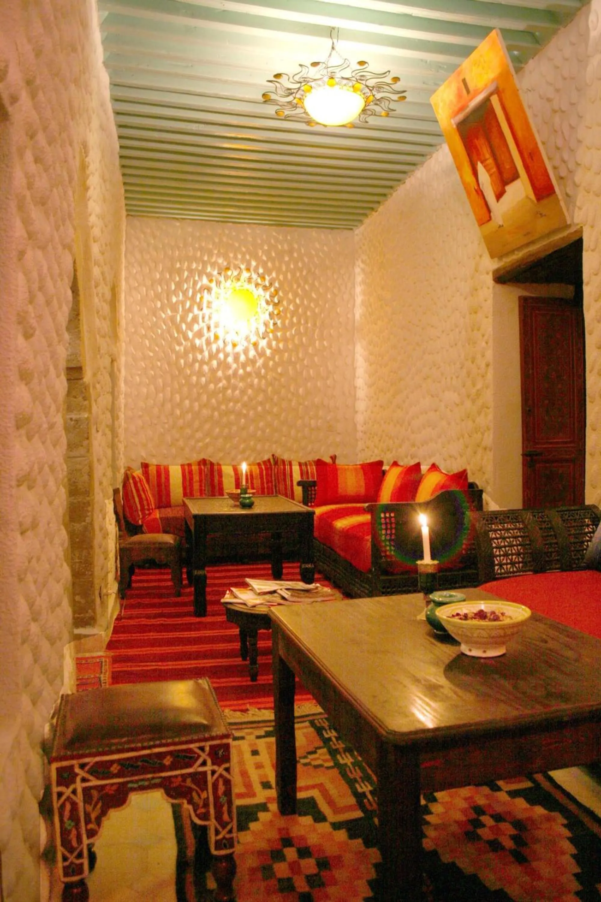 Living room in Riad Chakir Mogador