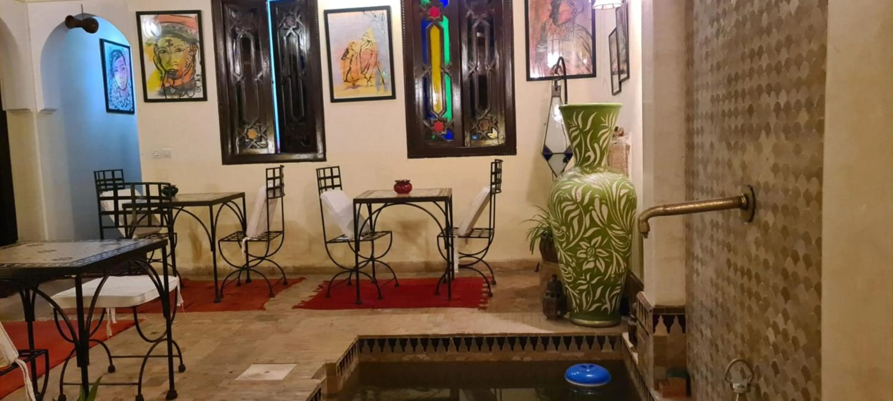 Patio in Riad Aubrac