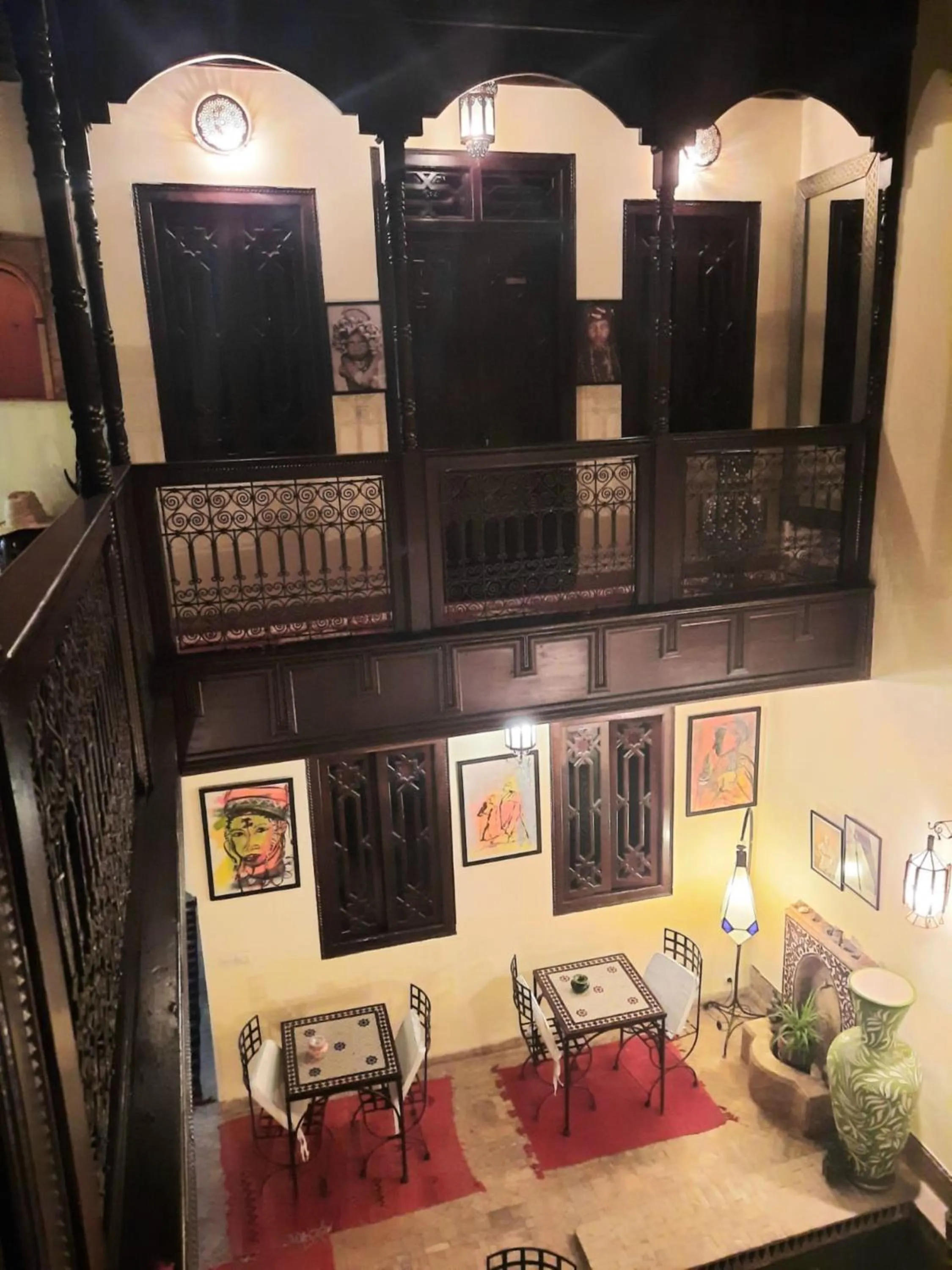 Patio in Riad Aubrac