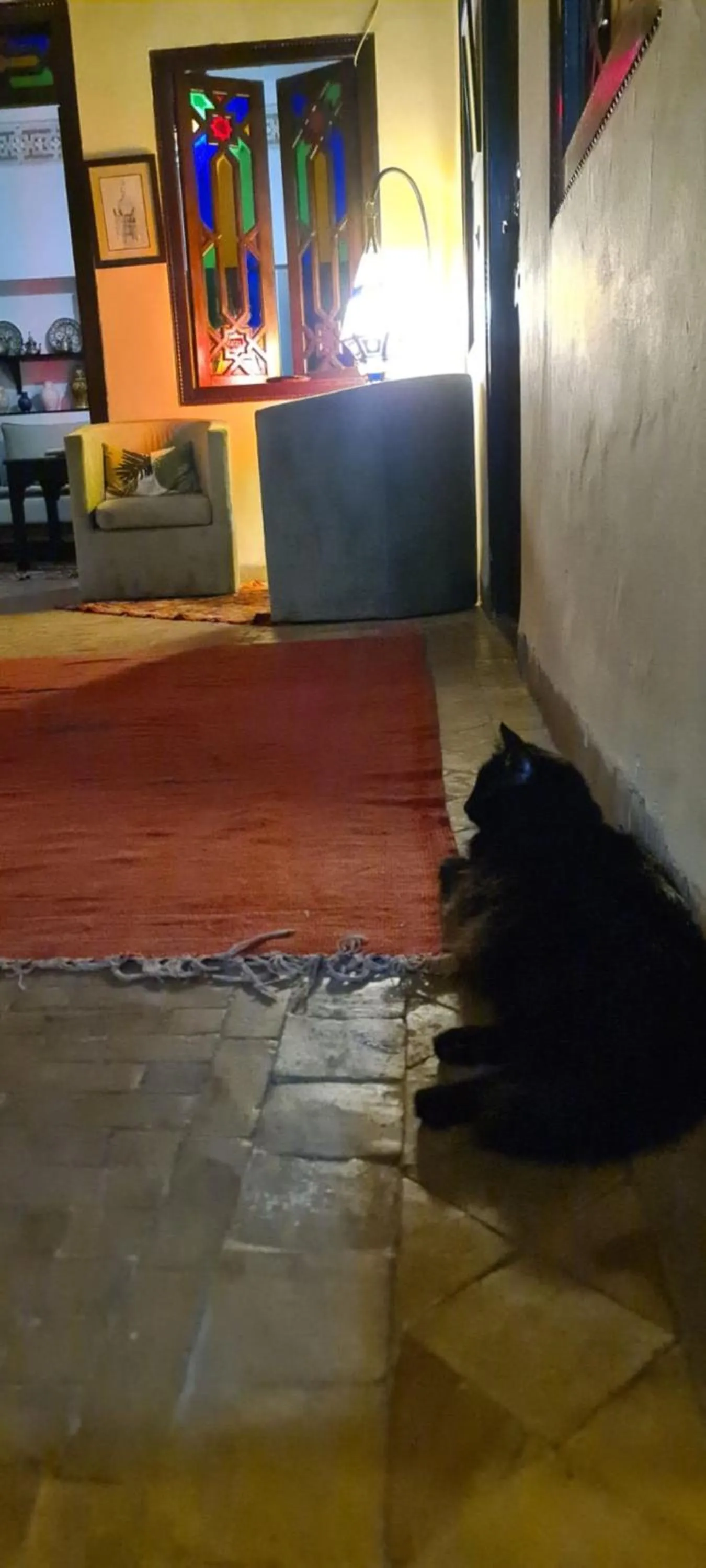 Lobby or reception in Riad Aubrac