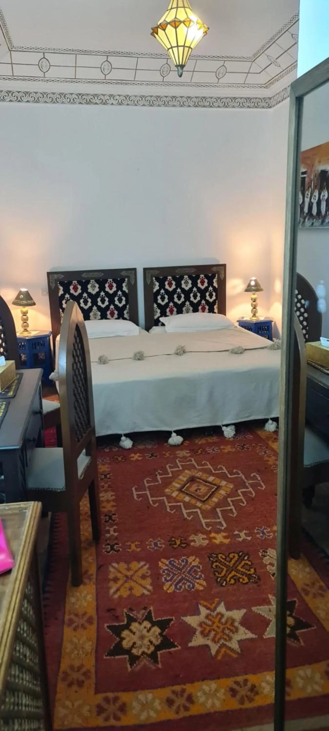 Bedroom, Bed in Riad Aubrac