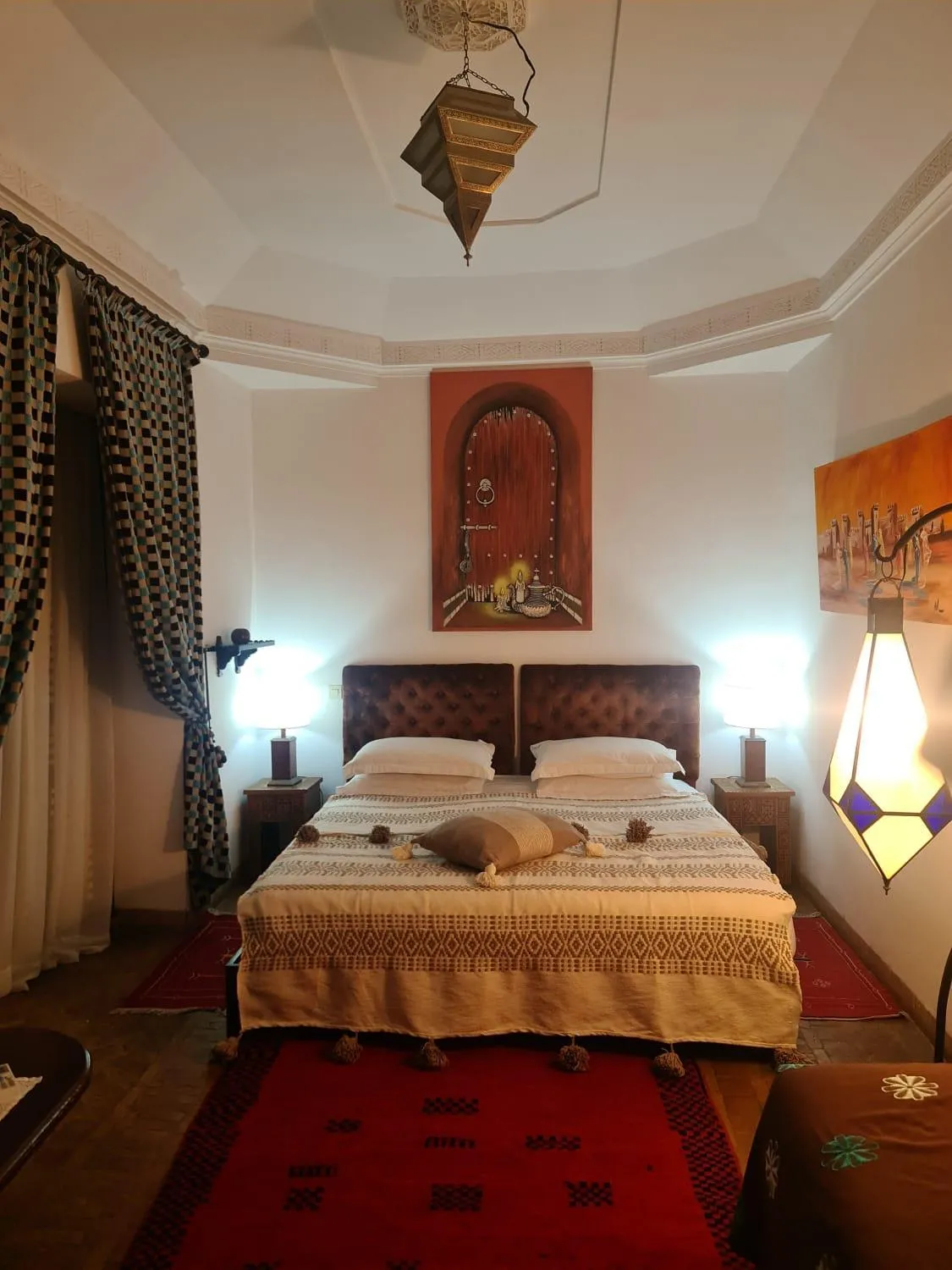 Bedroom, Bed in Riad Aubrac