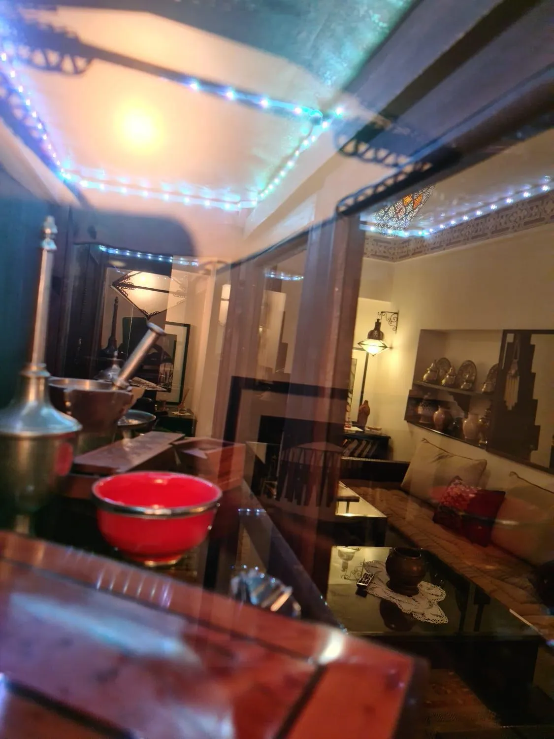 Decorative detail in Riad Aubrac