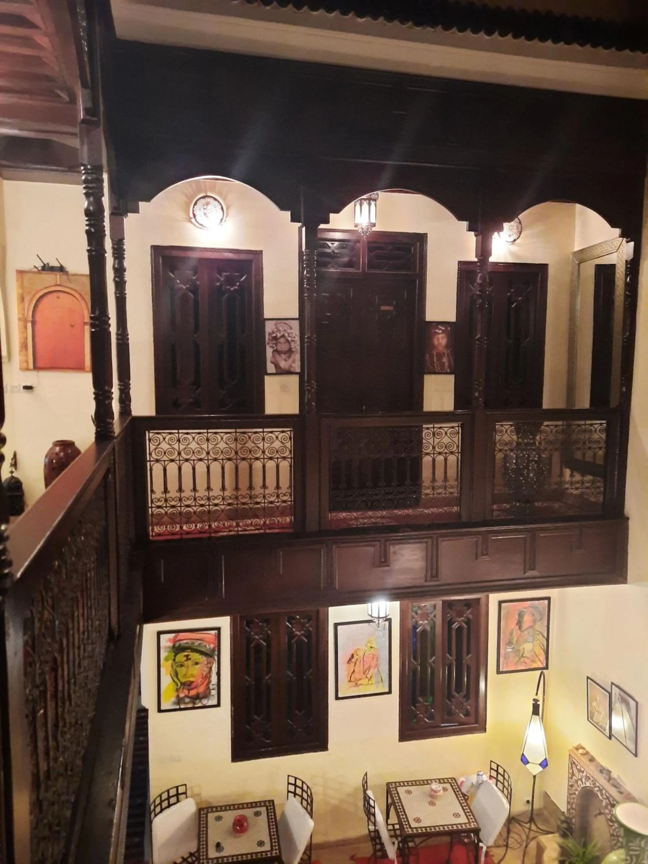 Bedroom in Riad Aubrac