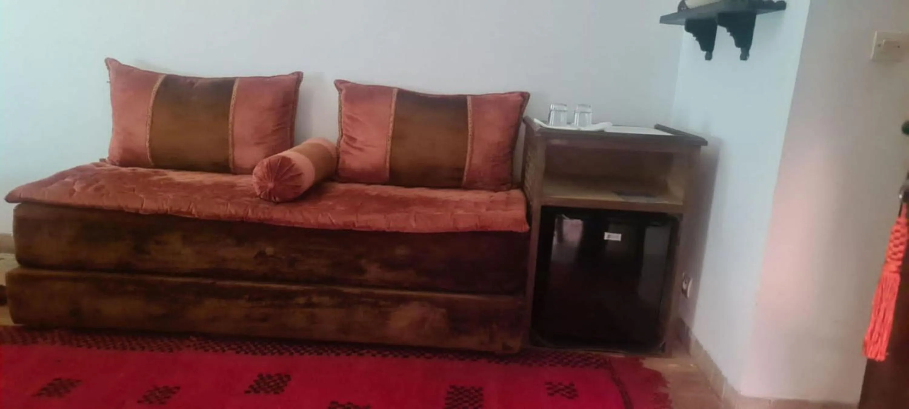 Seating area in Riad Aubrac