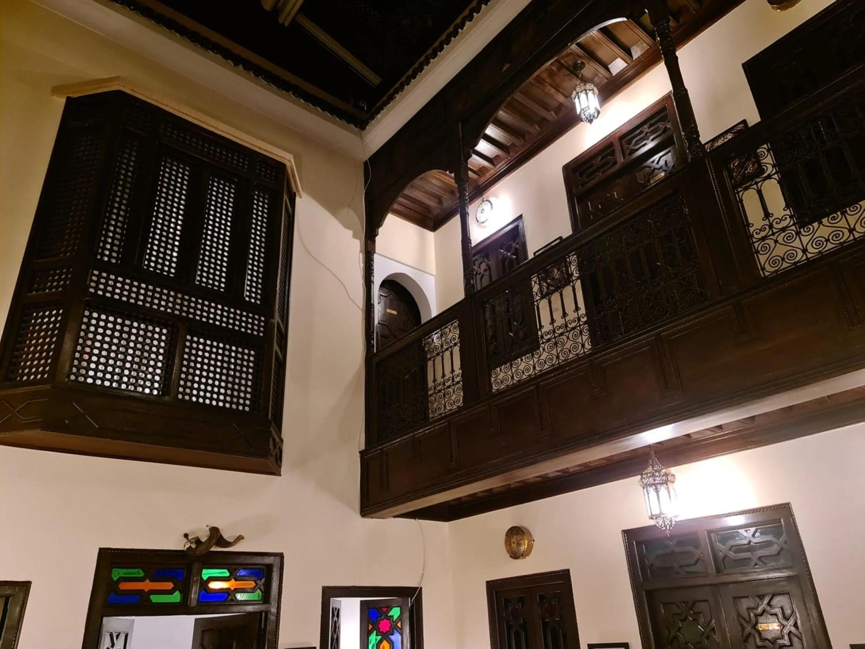 Bedroom in Riad Aubrac