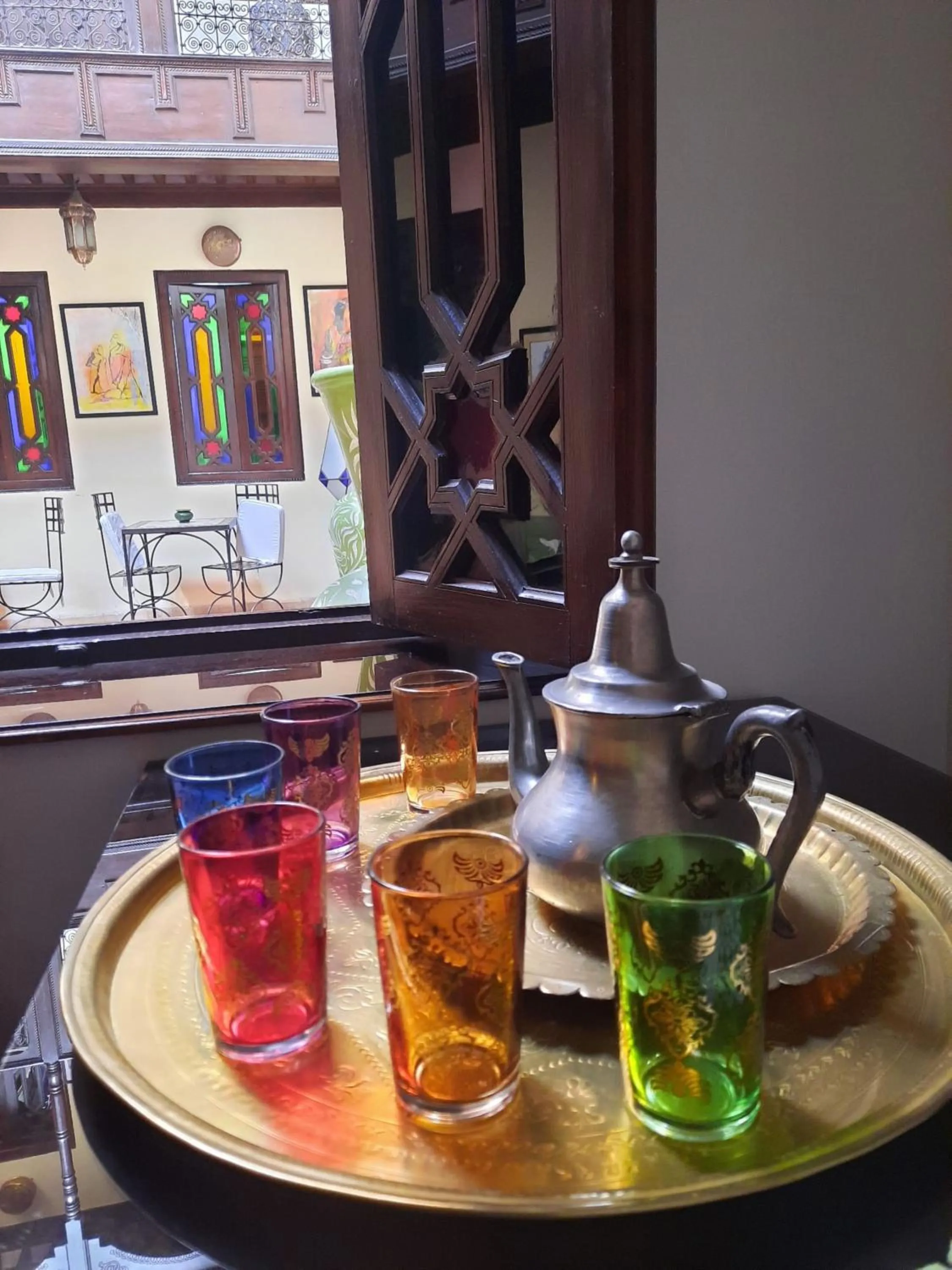 Decorative detail in Riad Aubrac