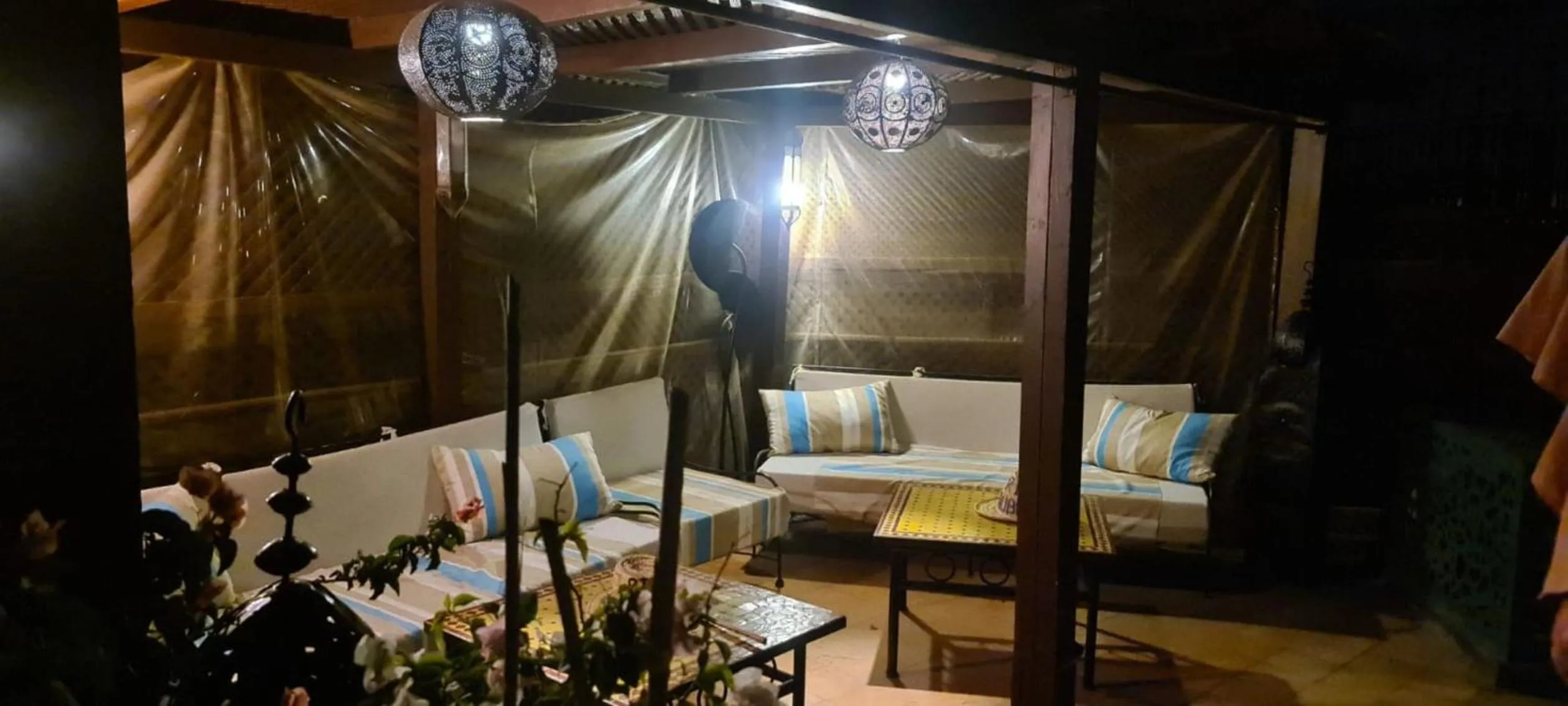 Balcony/Terrace in Riad Aubrac