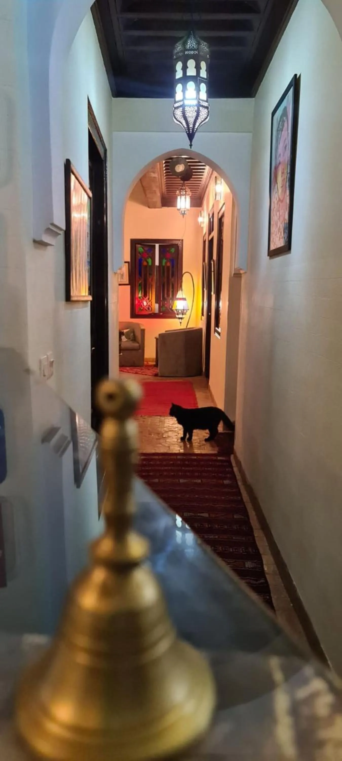 Lobby or reception in Riad Aubrac