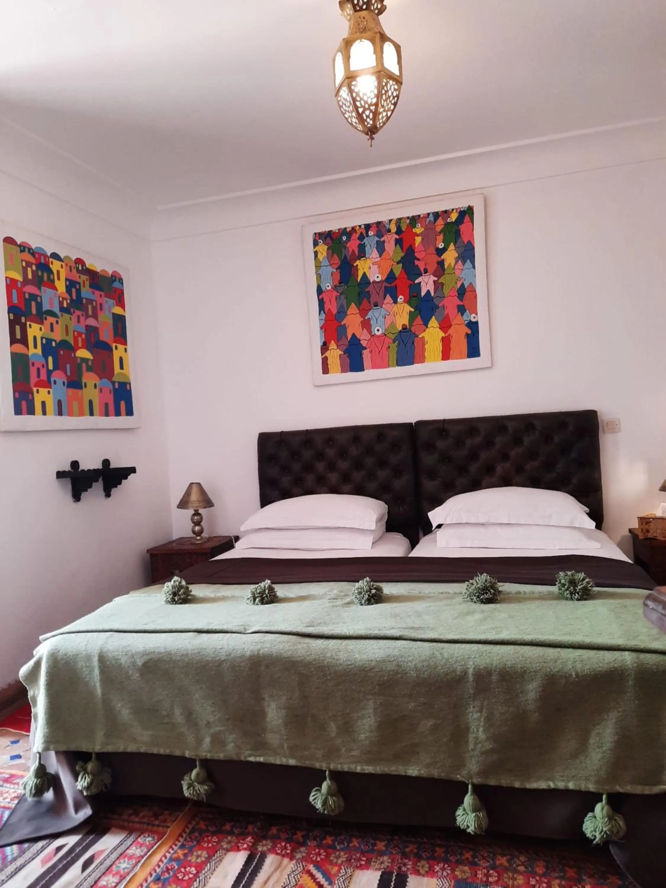 Bedroom, Bed in Riad Aubrac