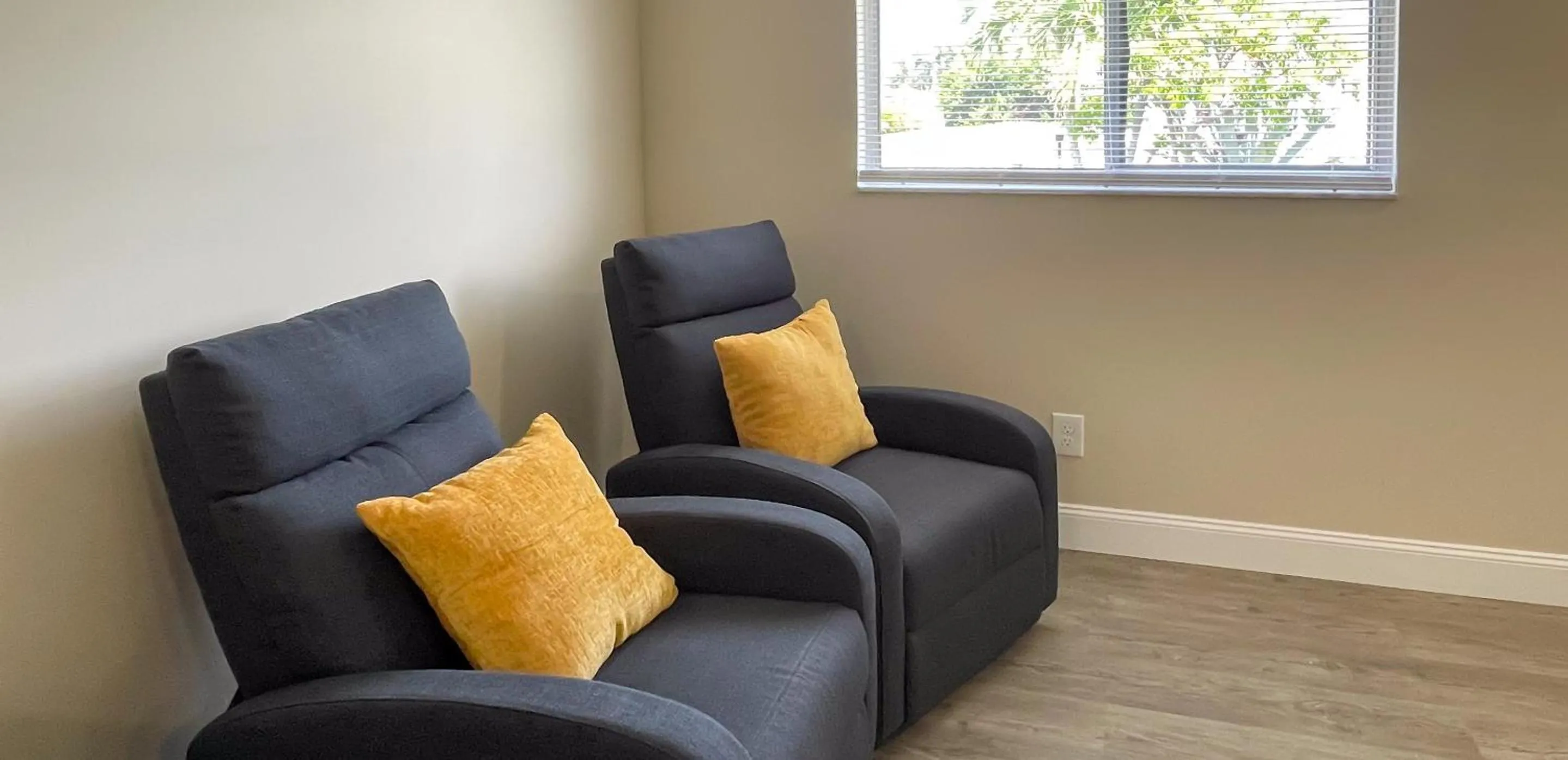 Seating area in Lazy Cuckoo Inn - Sleek and Stylish Studio Apartments