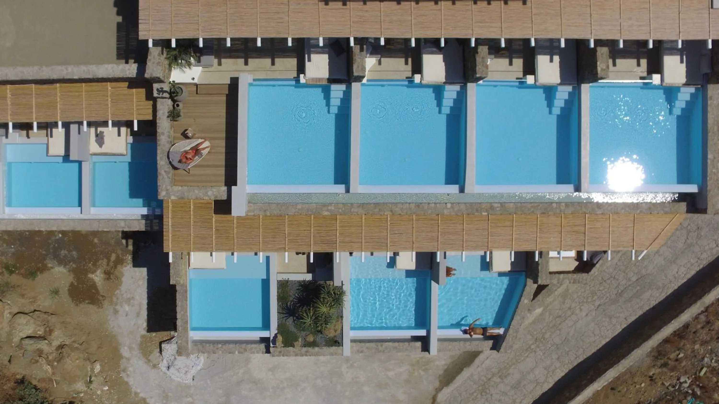 Swimming pool in Nomia Sunset Suites Mykonos