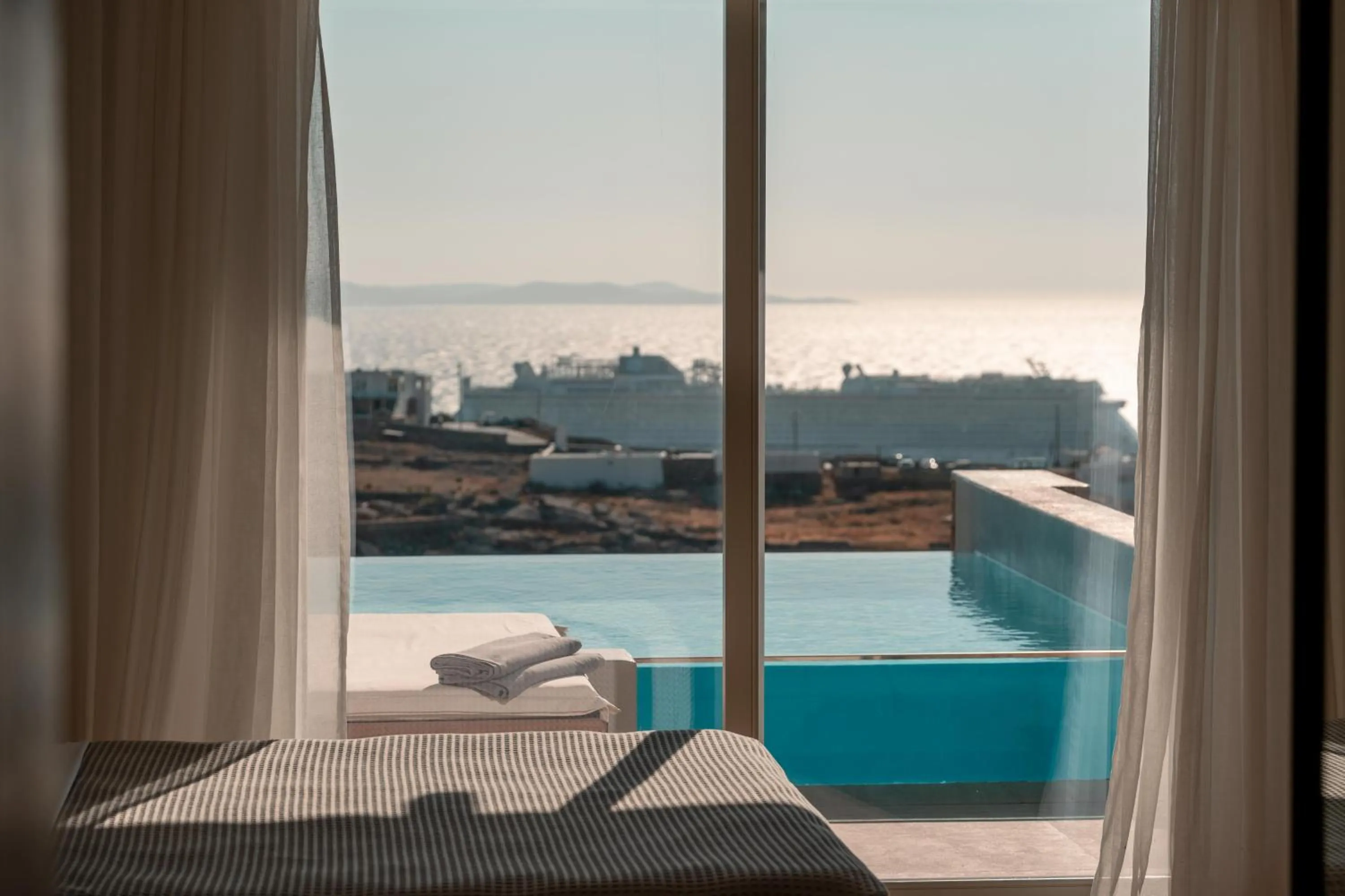 Sea view in Nomia Sunset Suites Mykonos