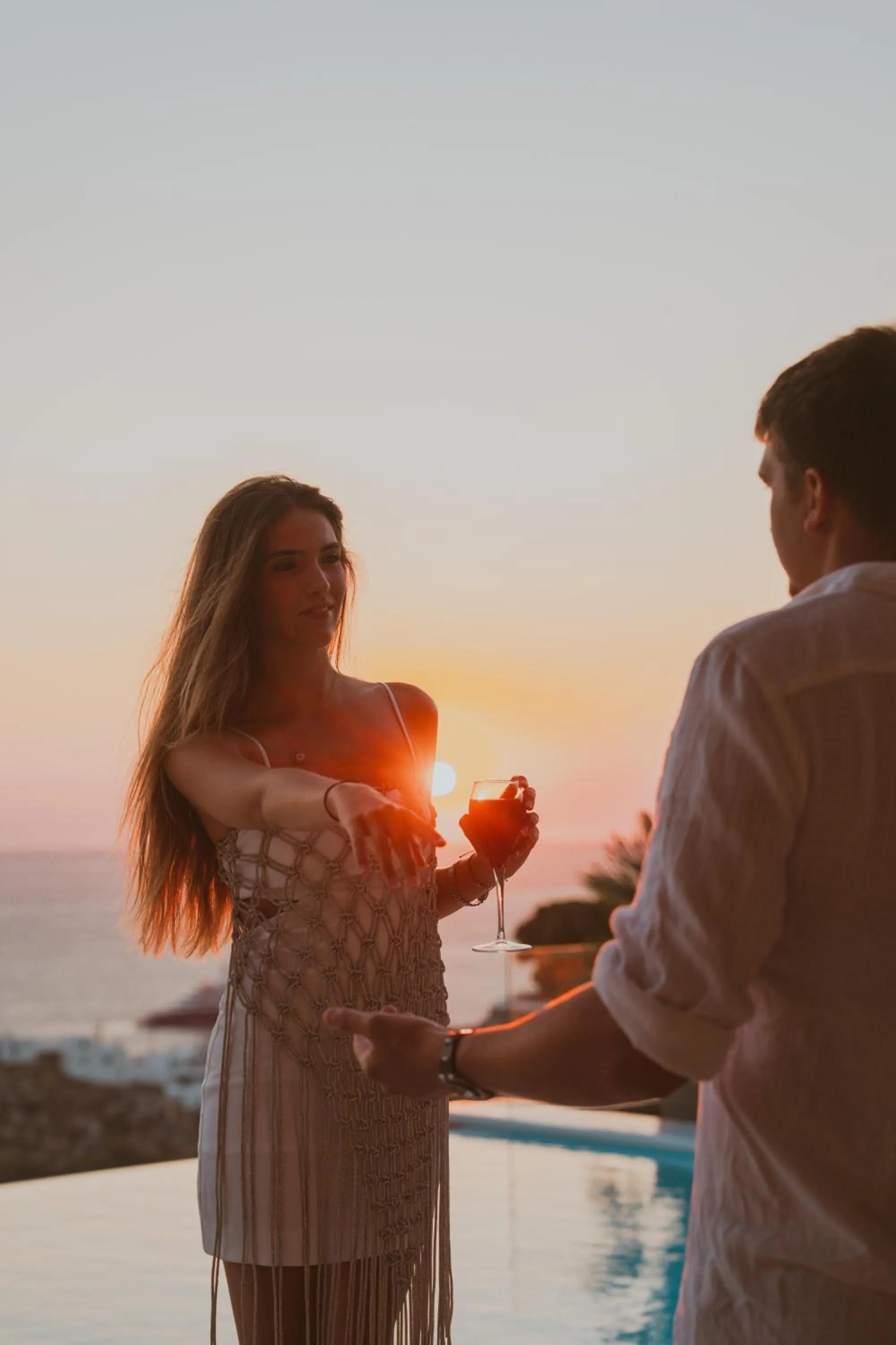 Sunset in Nomia Sunset Suites Mykonos