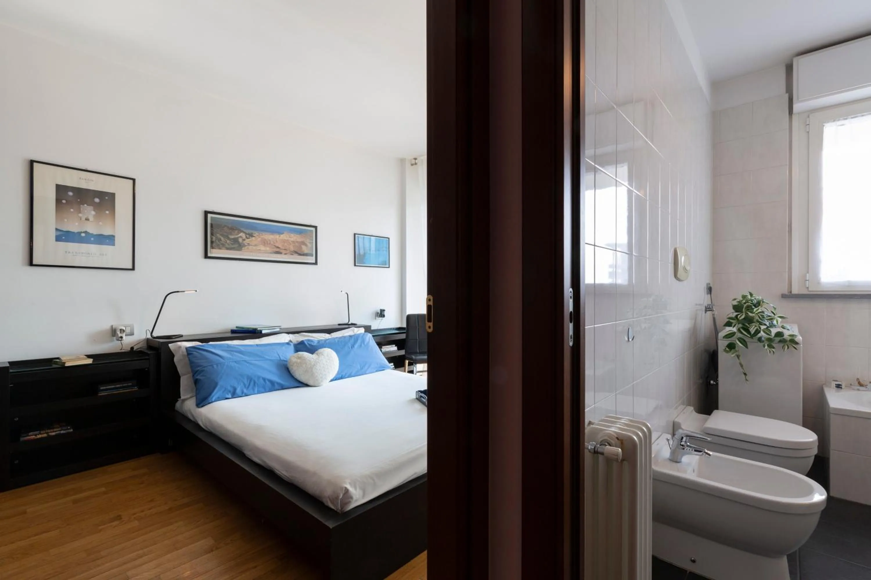 Bedroom, Bed in Sky Home Santa Giulia