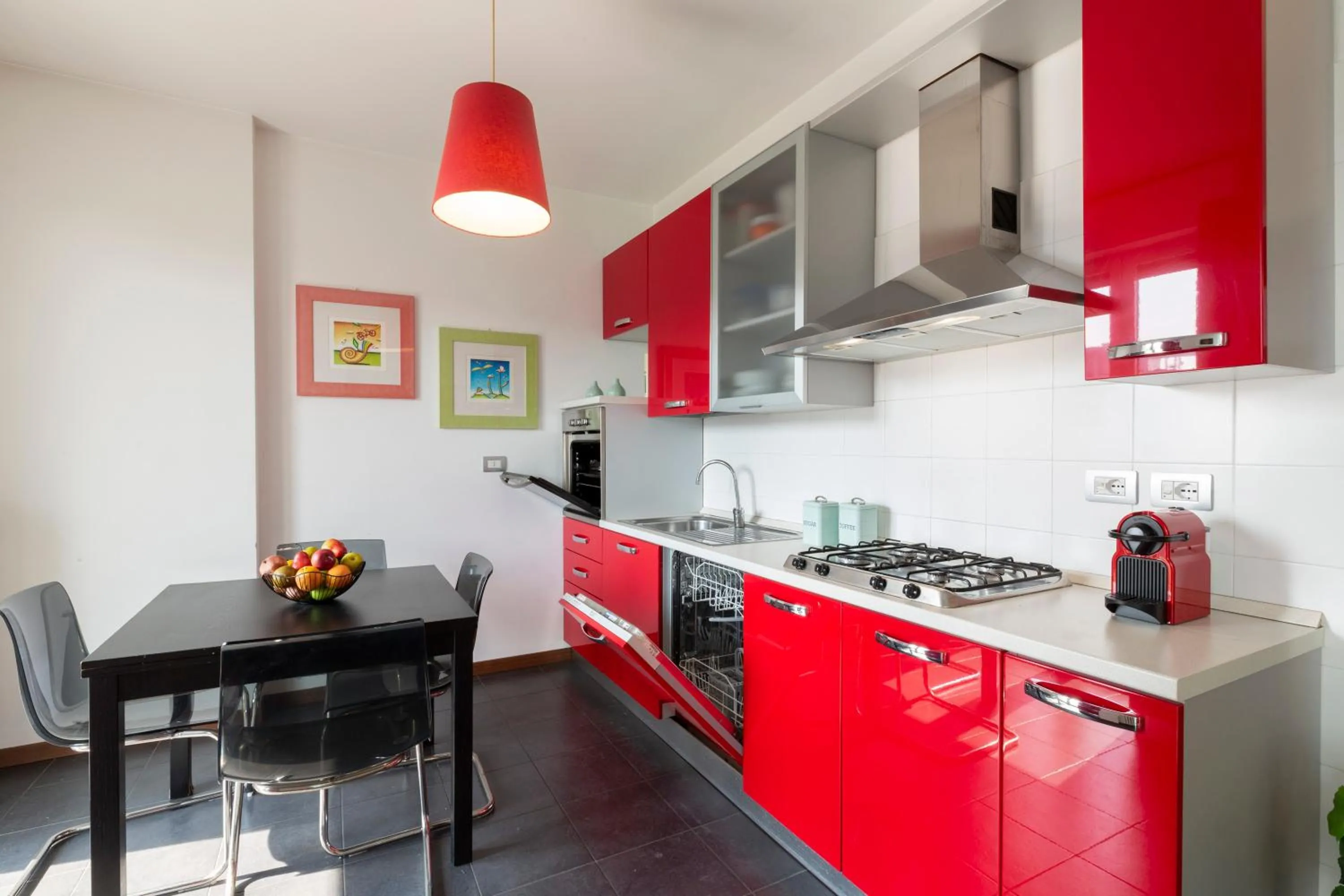 Kitchen or kitchenette in Sky Home Santa Giulia