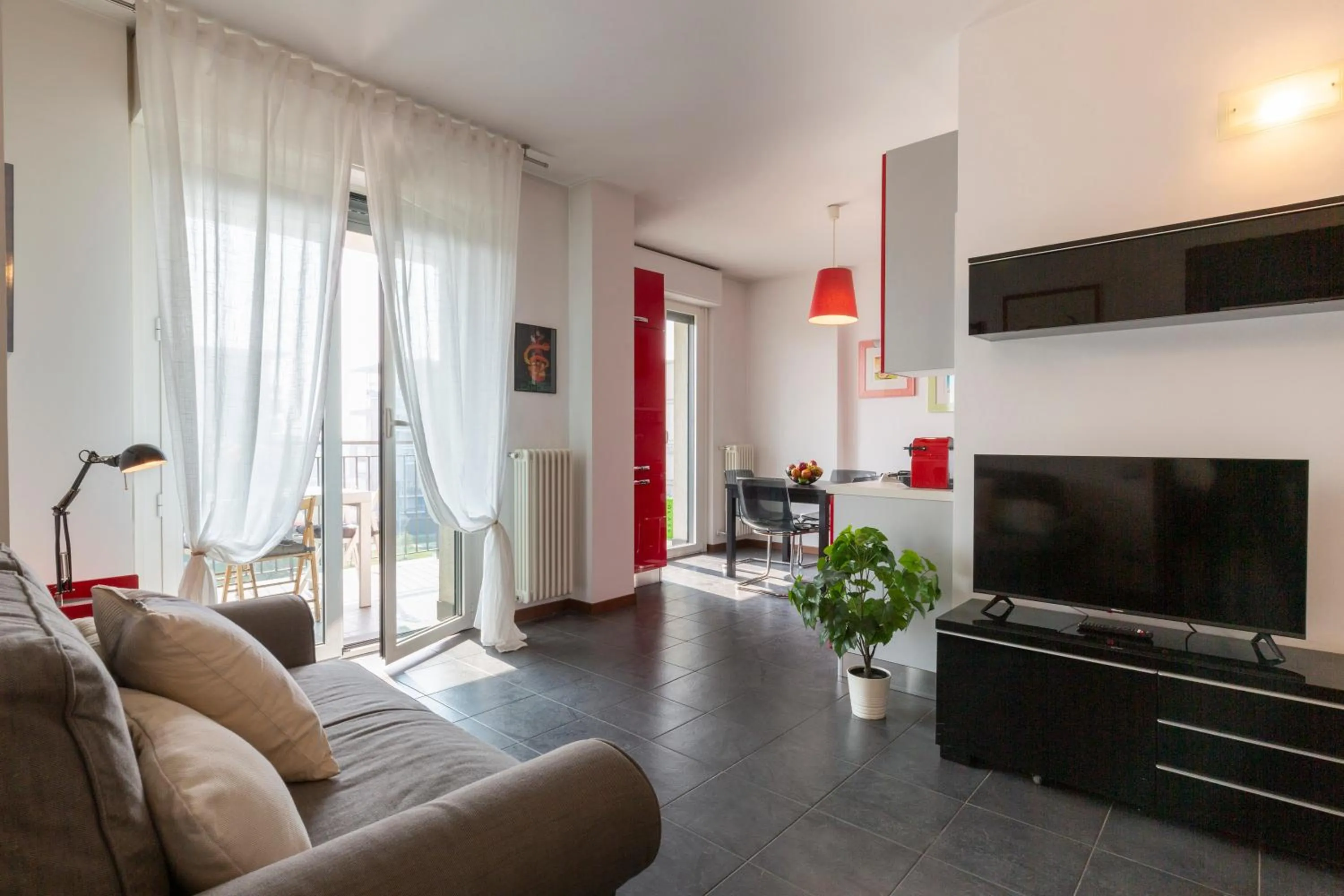 Living room in Sky Home Santa Giulia