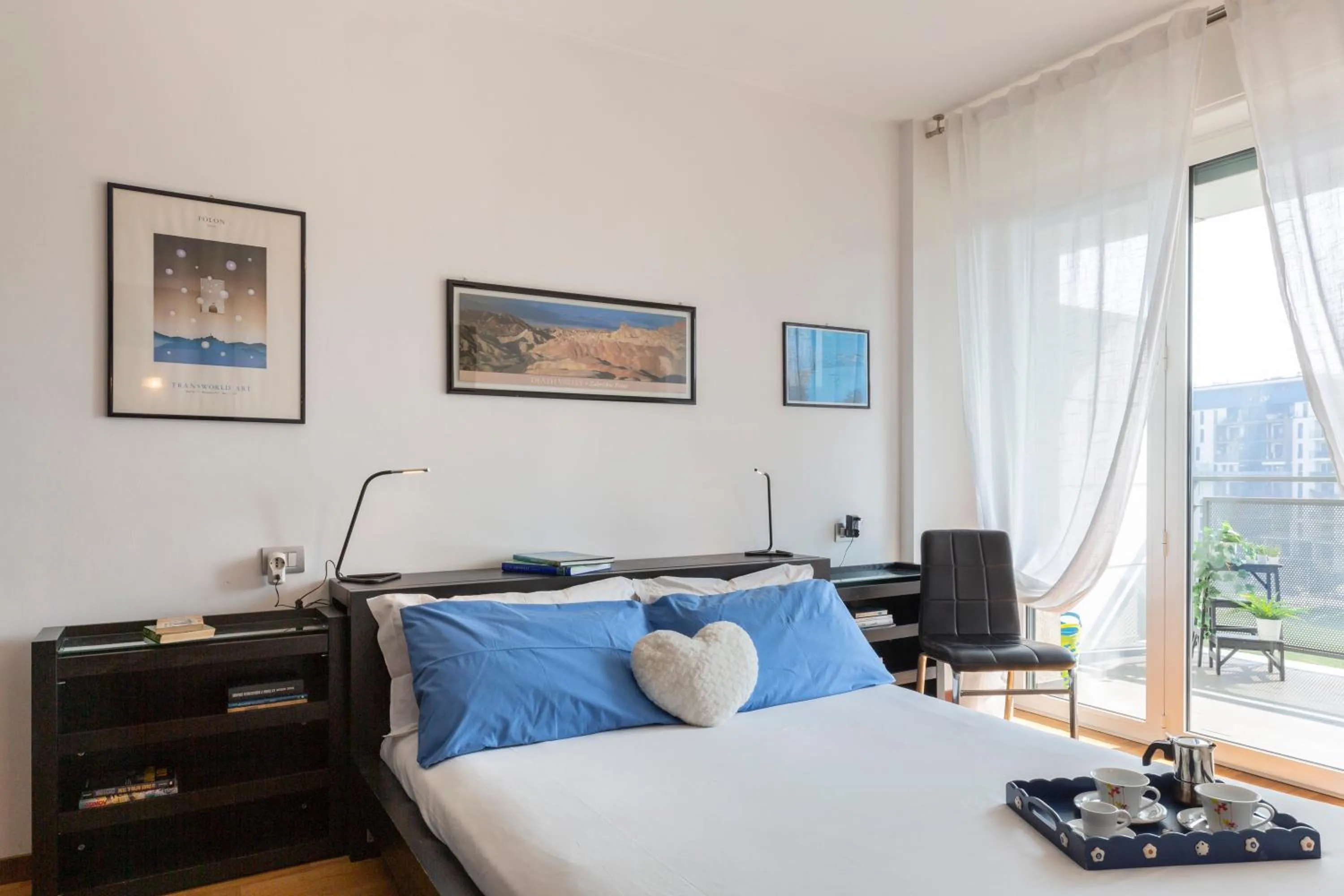 Bedroom, Bed in Sky Home Santa Giulia