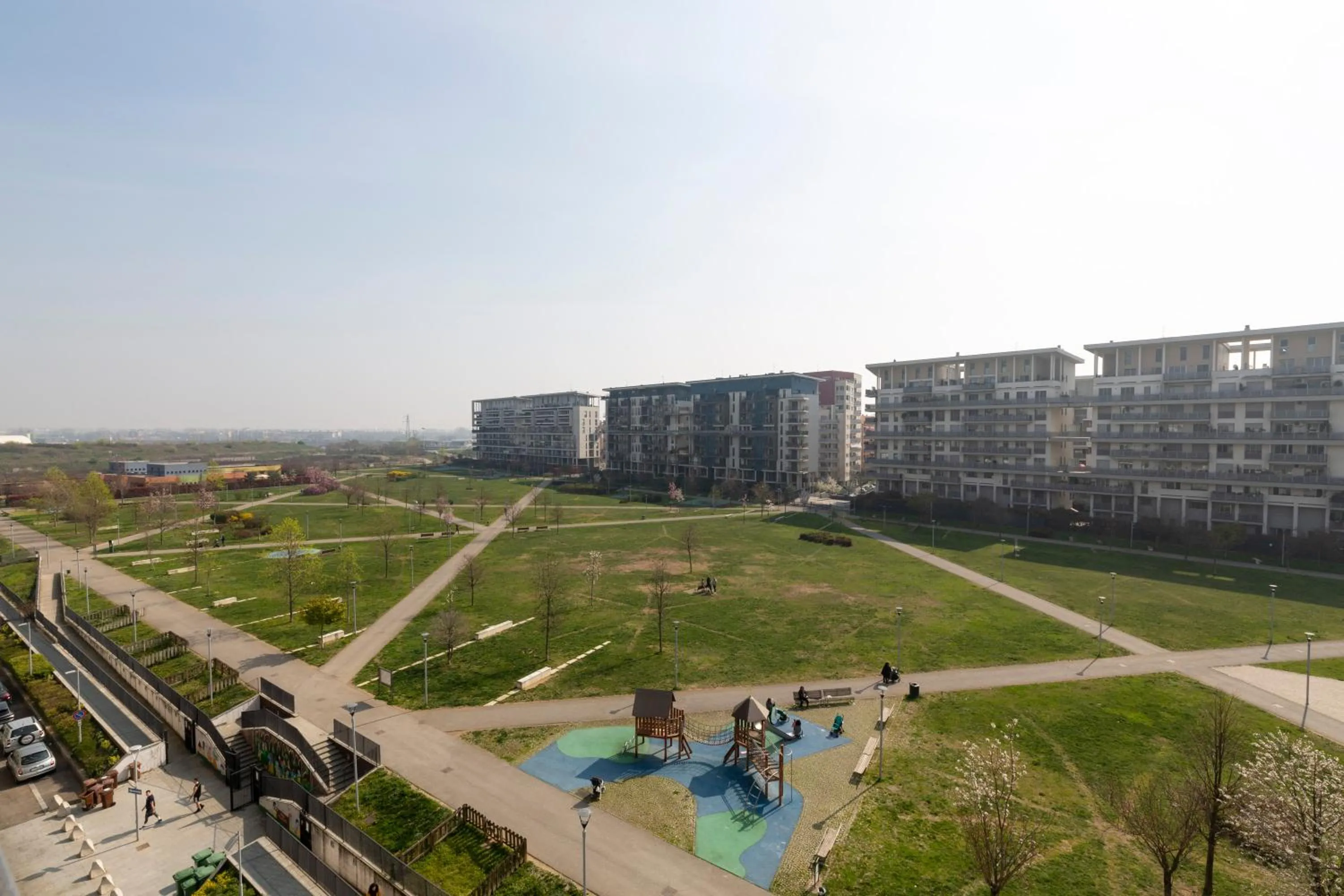 City view in Sky Home Santa Giulia