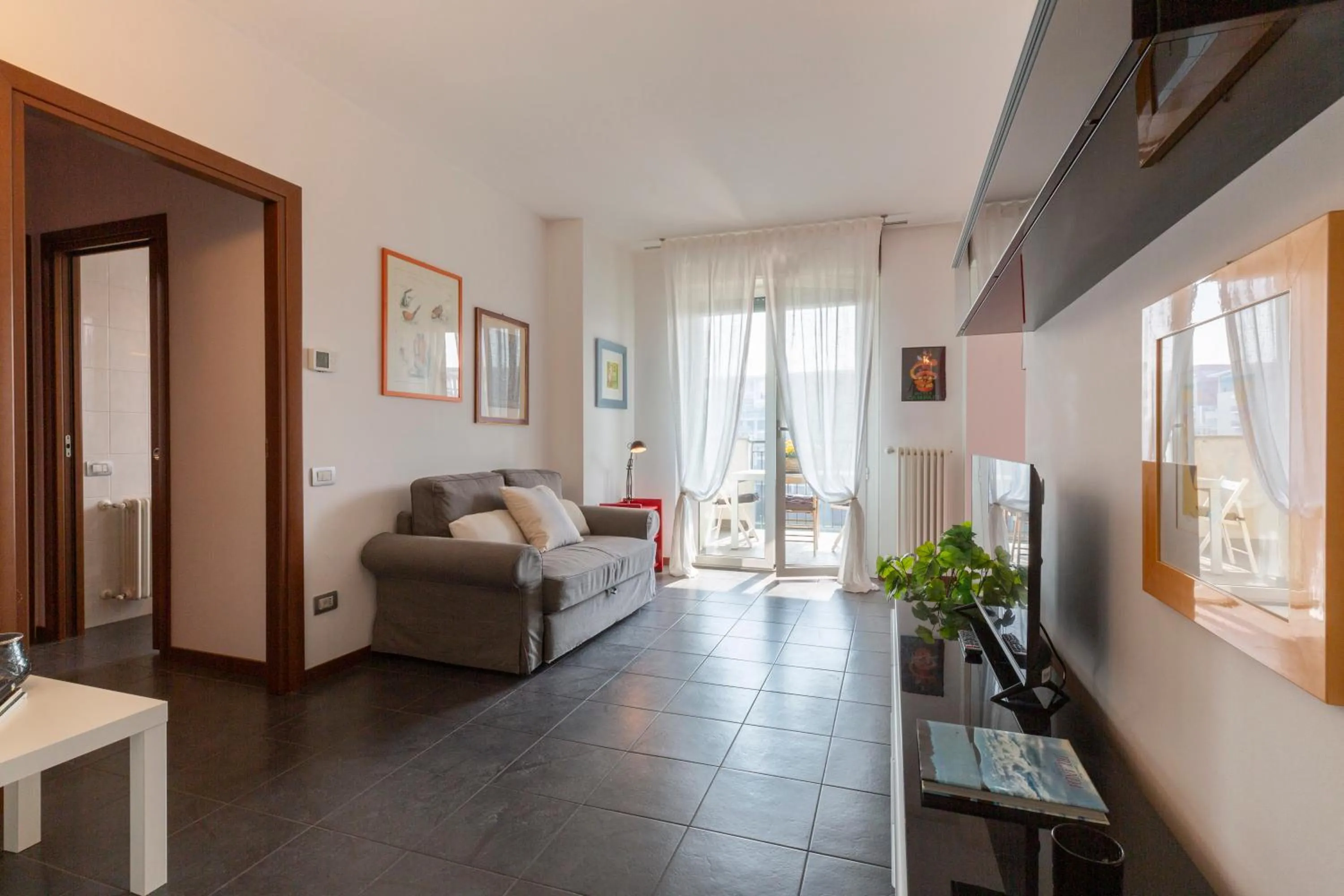Living room in Sky Home Santa Giulia