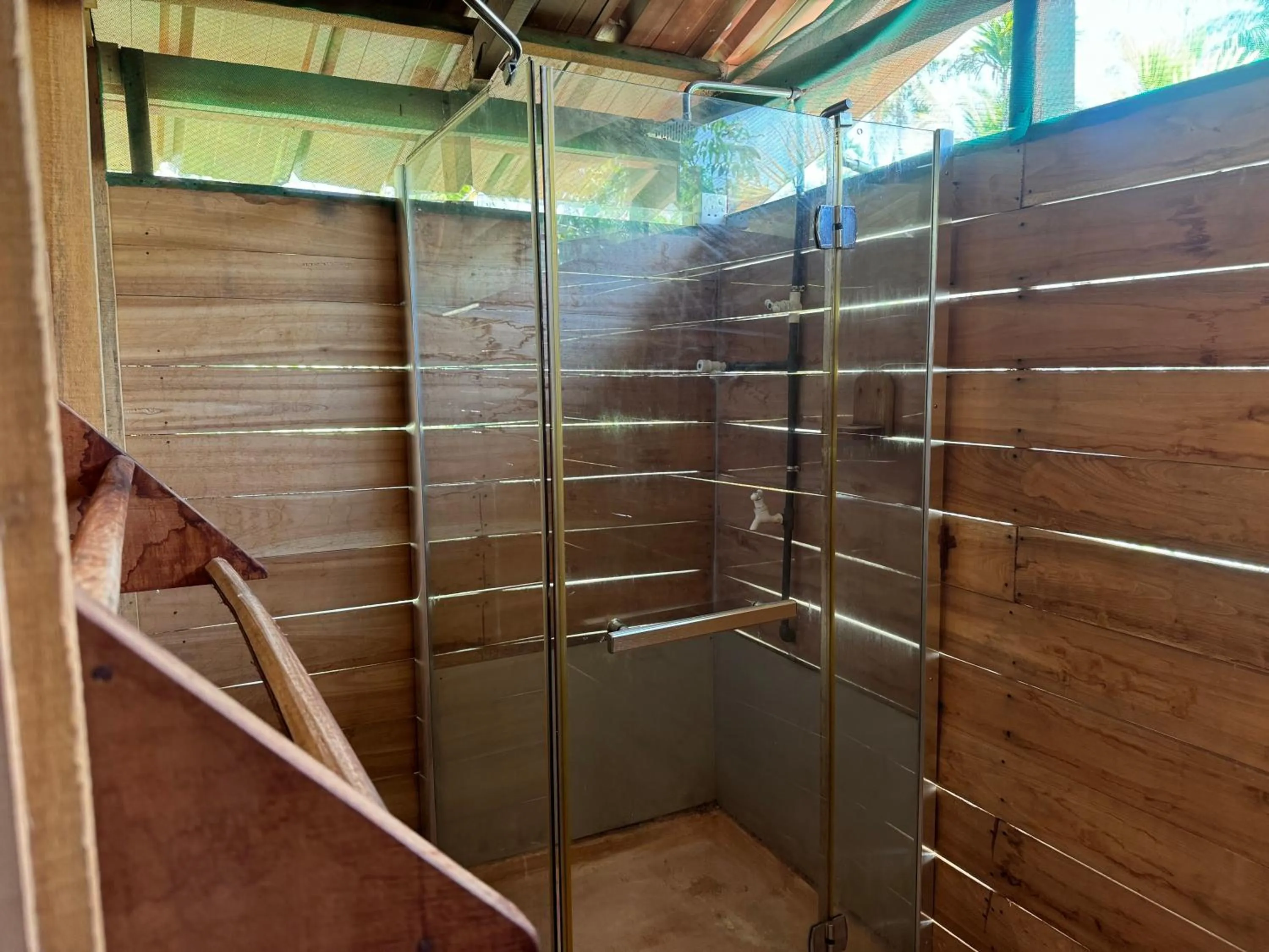 Shower in Steps Garden Resort