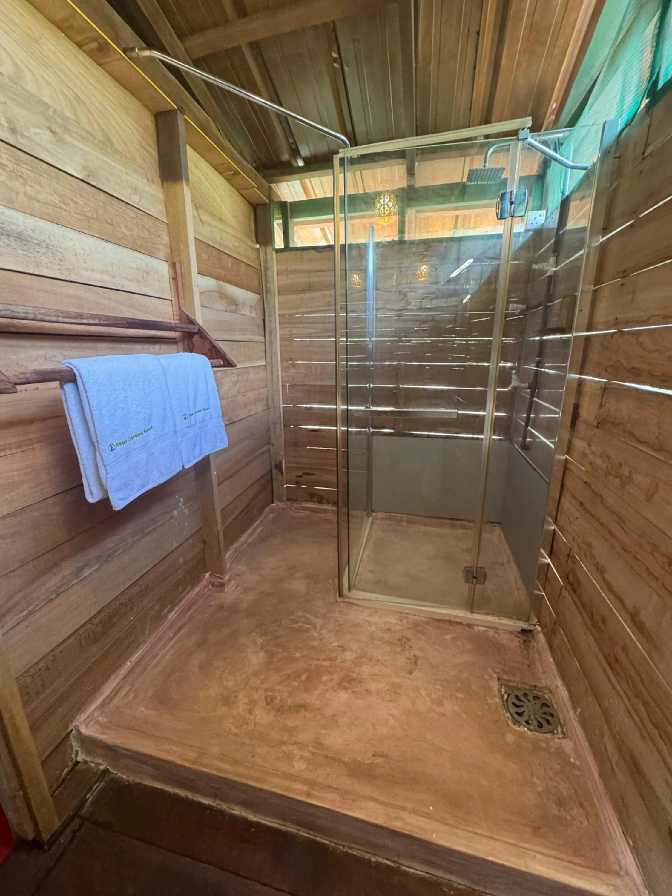 Shower in Steps Garden Resort