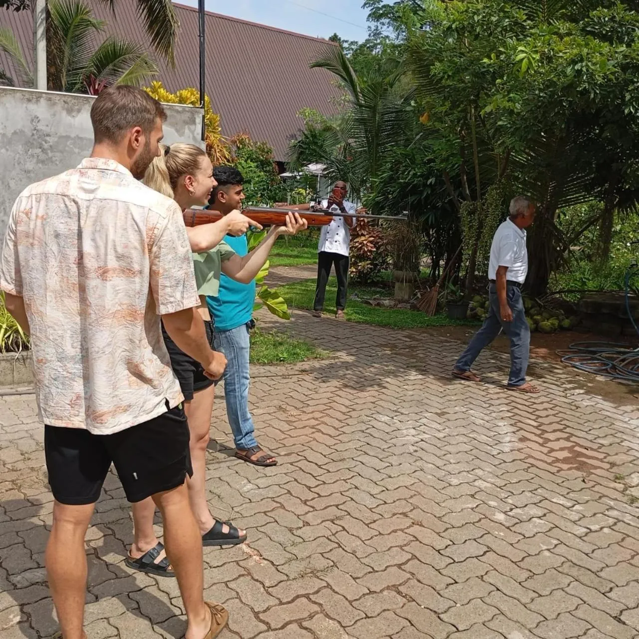 Game Room in Steps Garden Resort