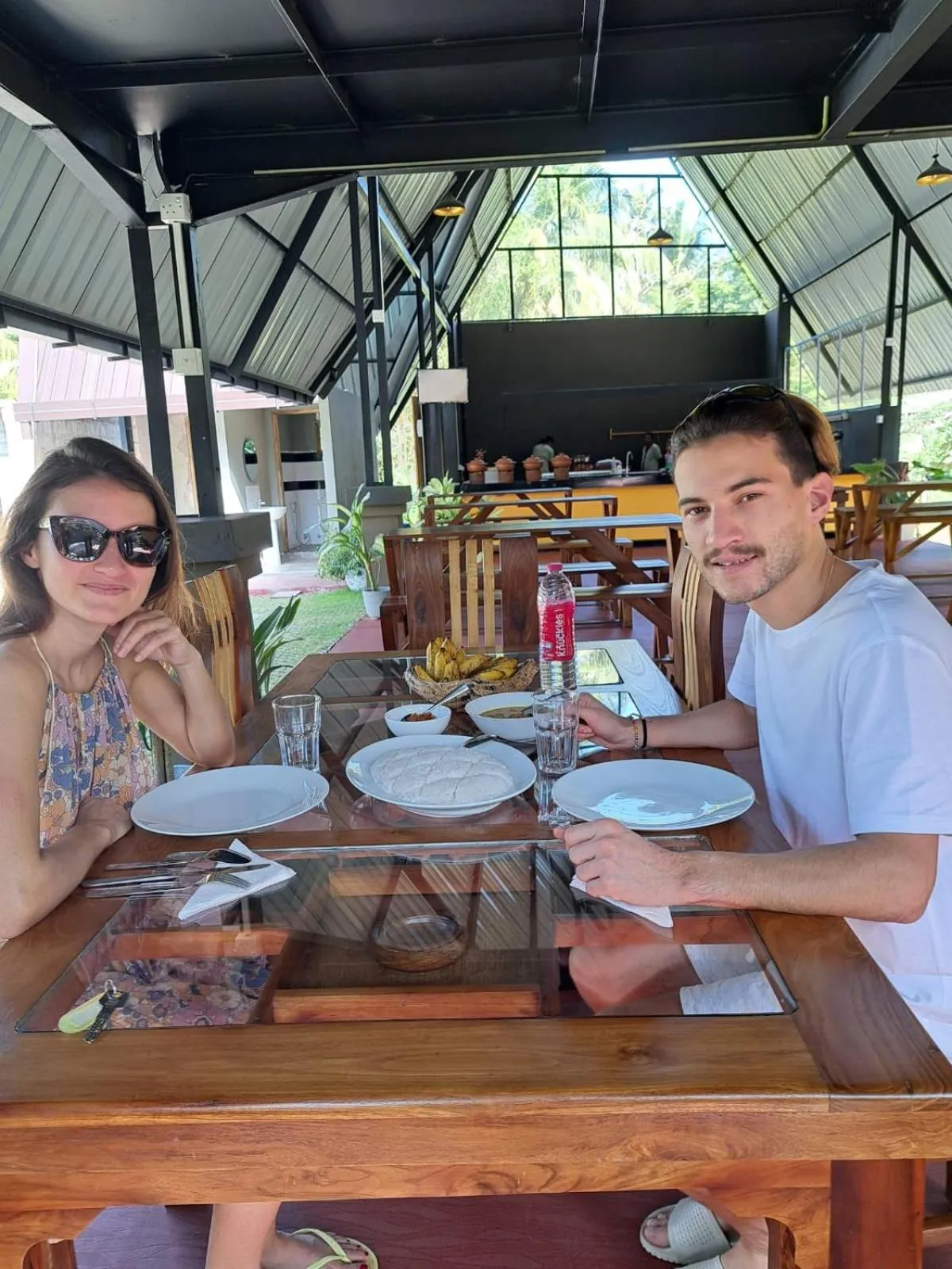 People in Steps Garden Resort