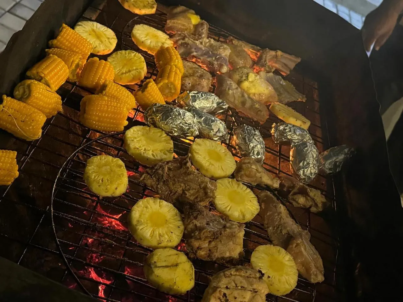 BBQ facilities in Steps Garden Resort