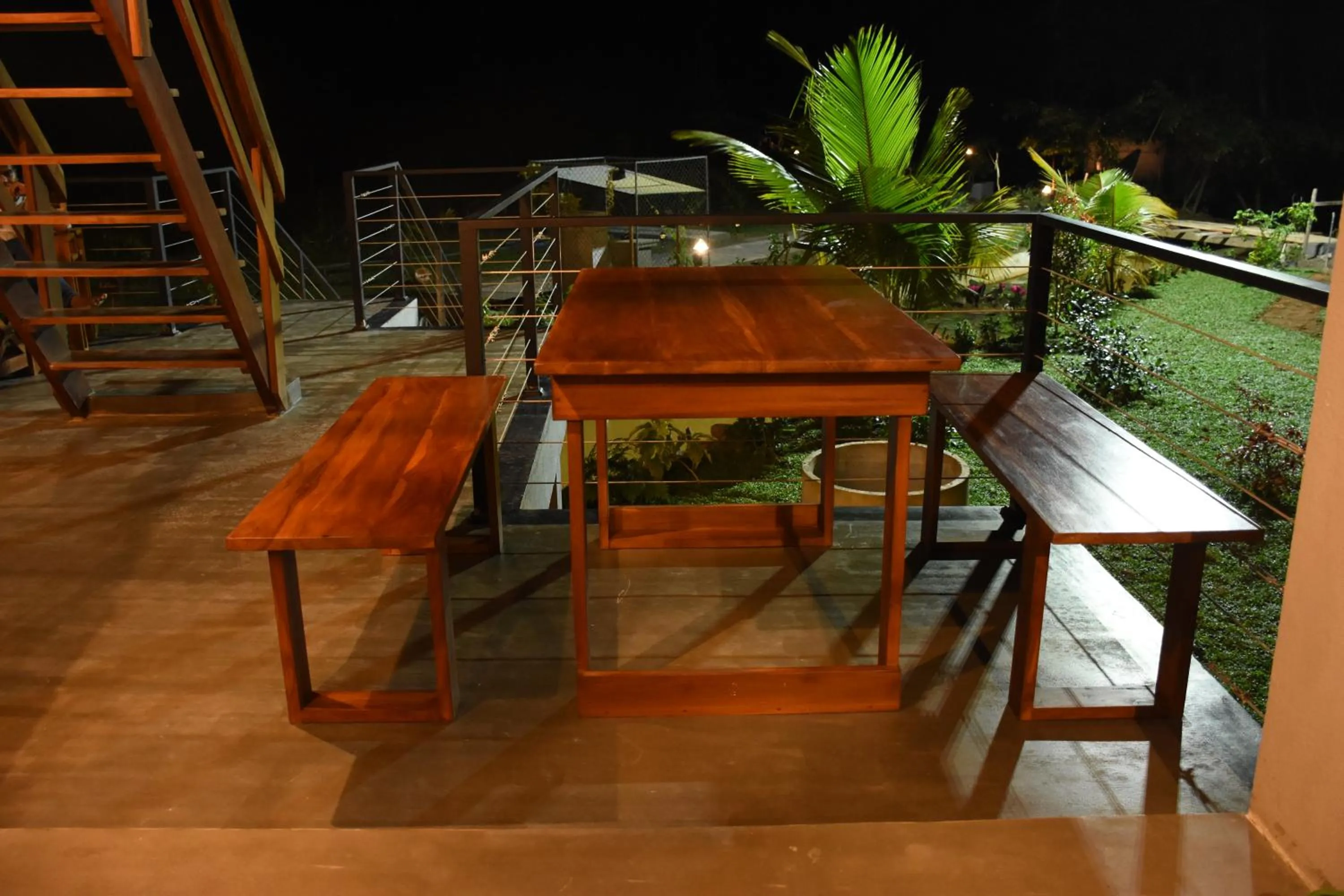 Patio in Steps Garden Resort