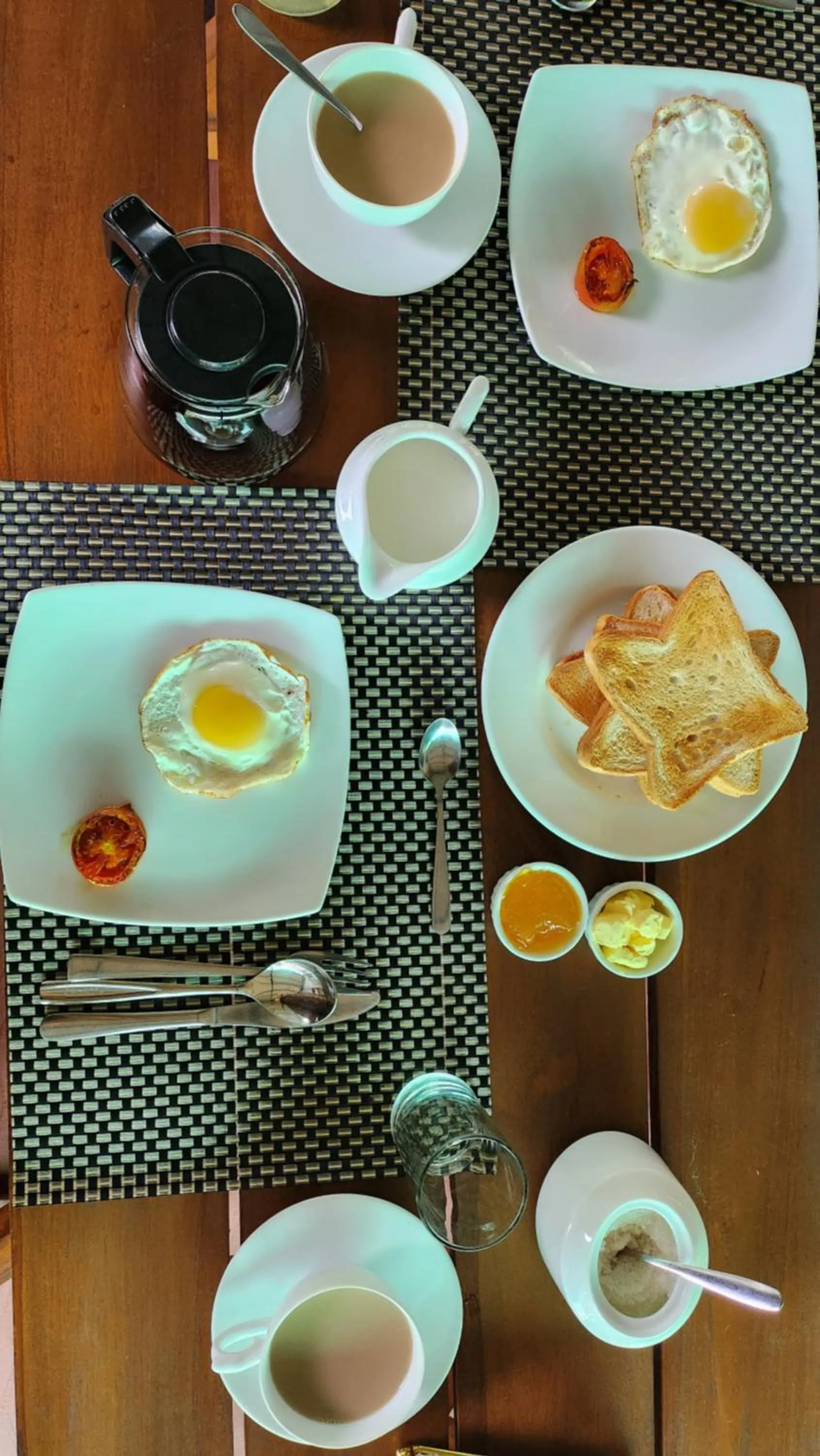 Breakfast in Steps Garden Resort