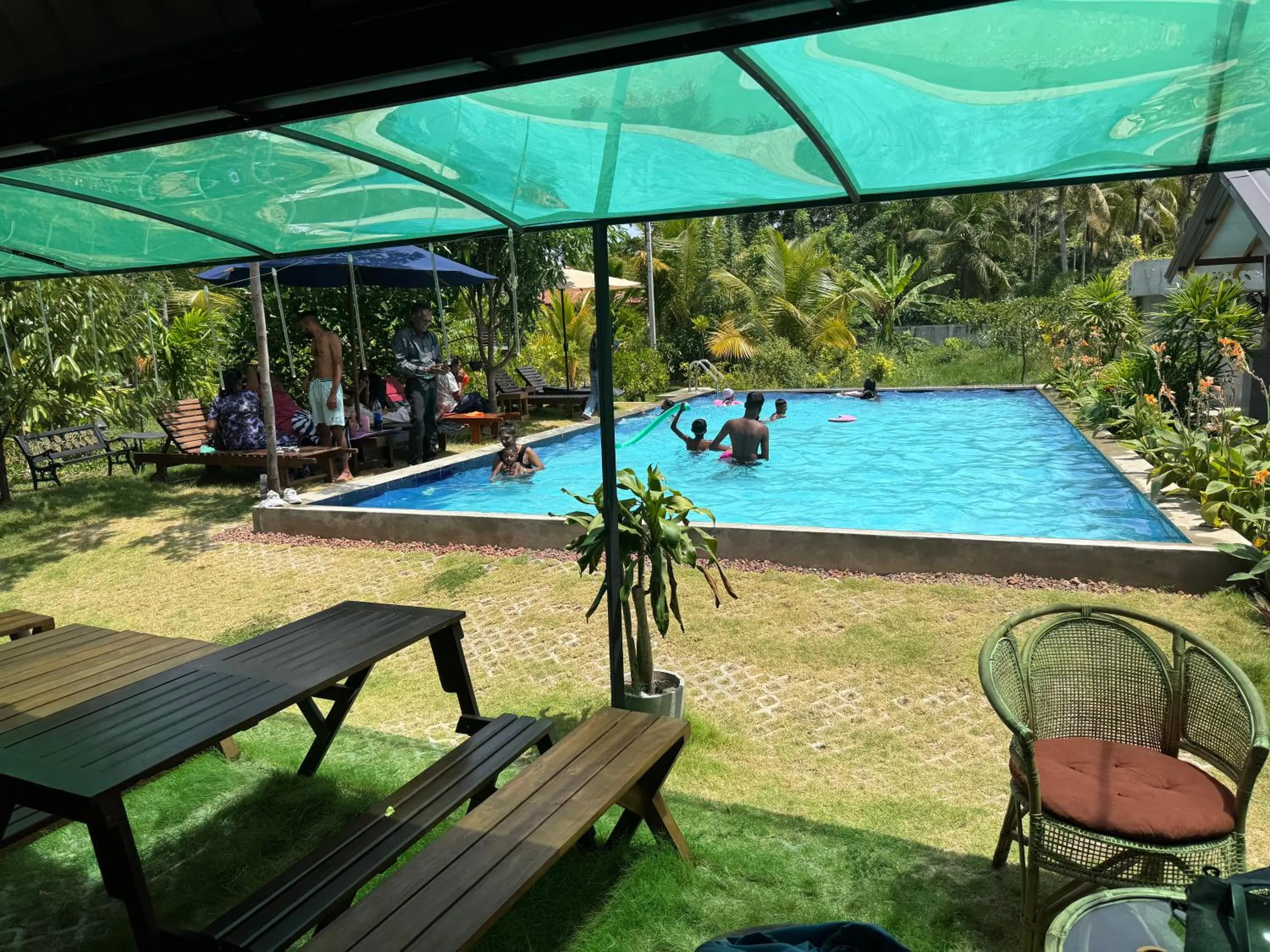 Pool view in Steps Garden Resort