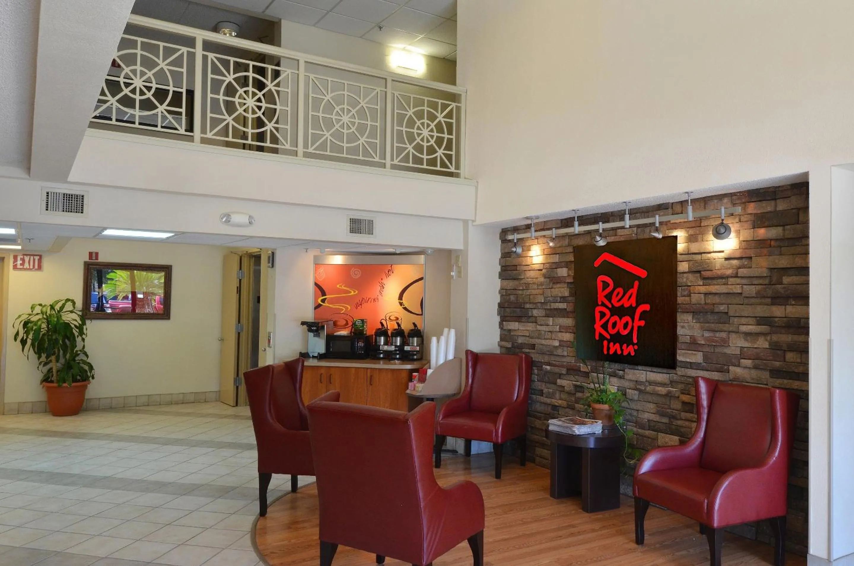 Lobby or reception in Red Roof Inn San Antonio Airport