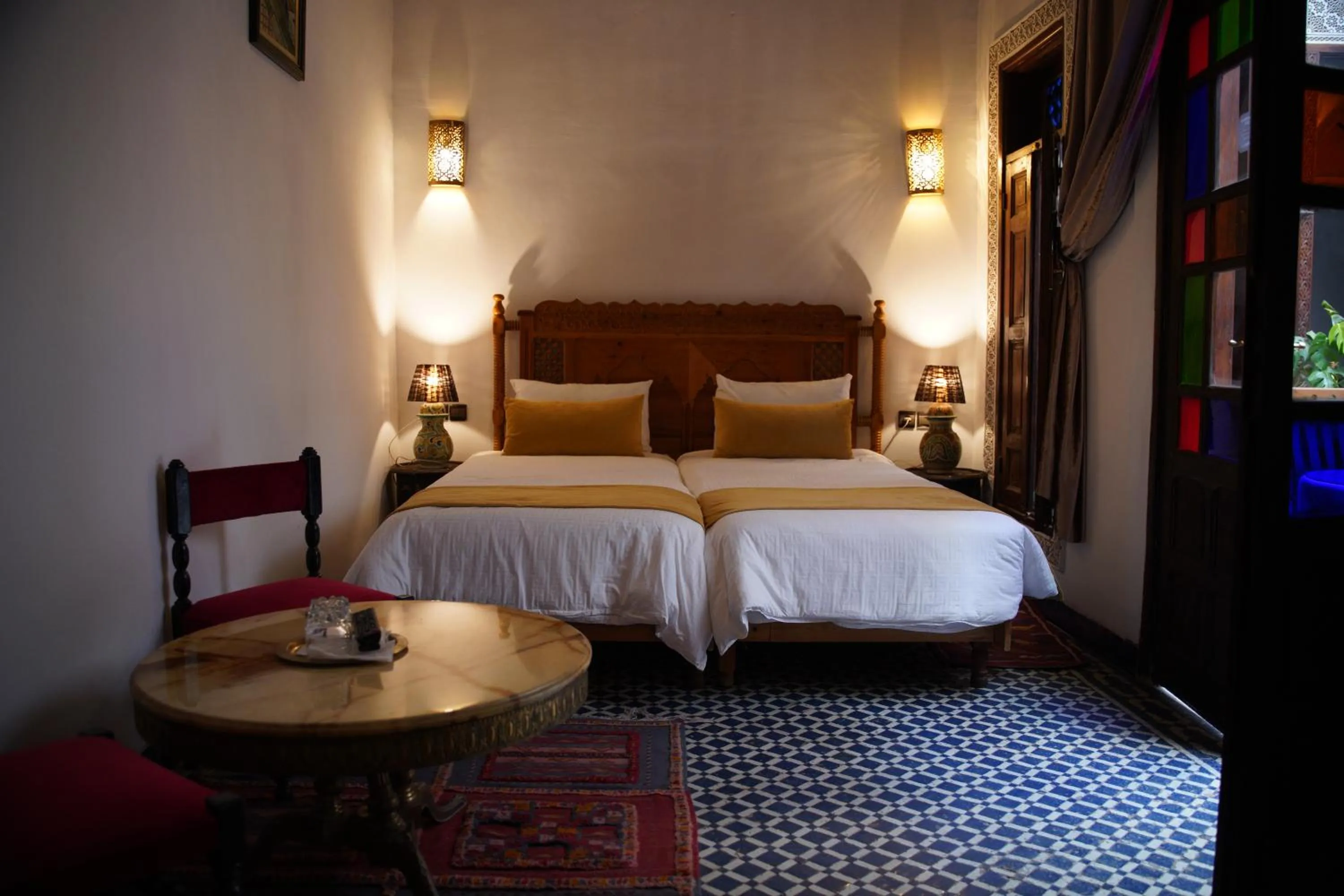Bed in Riad Dar Chrifa - Luxury Escape