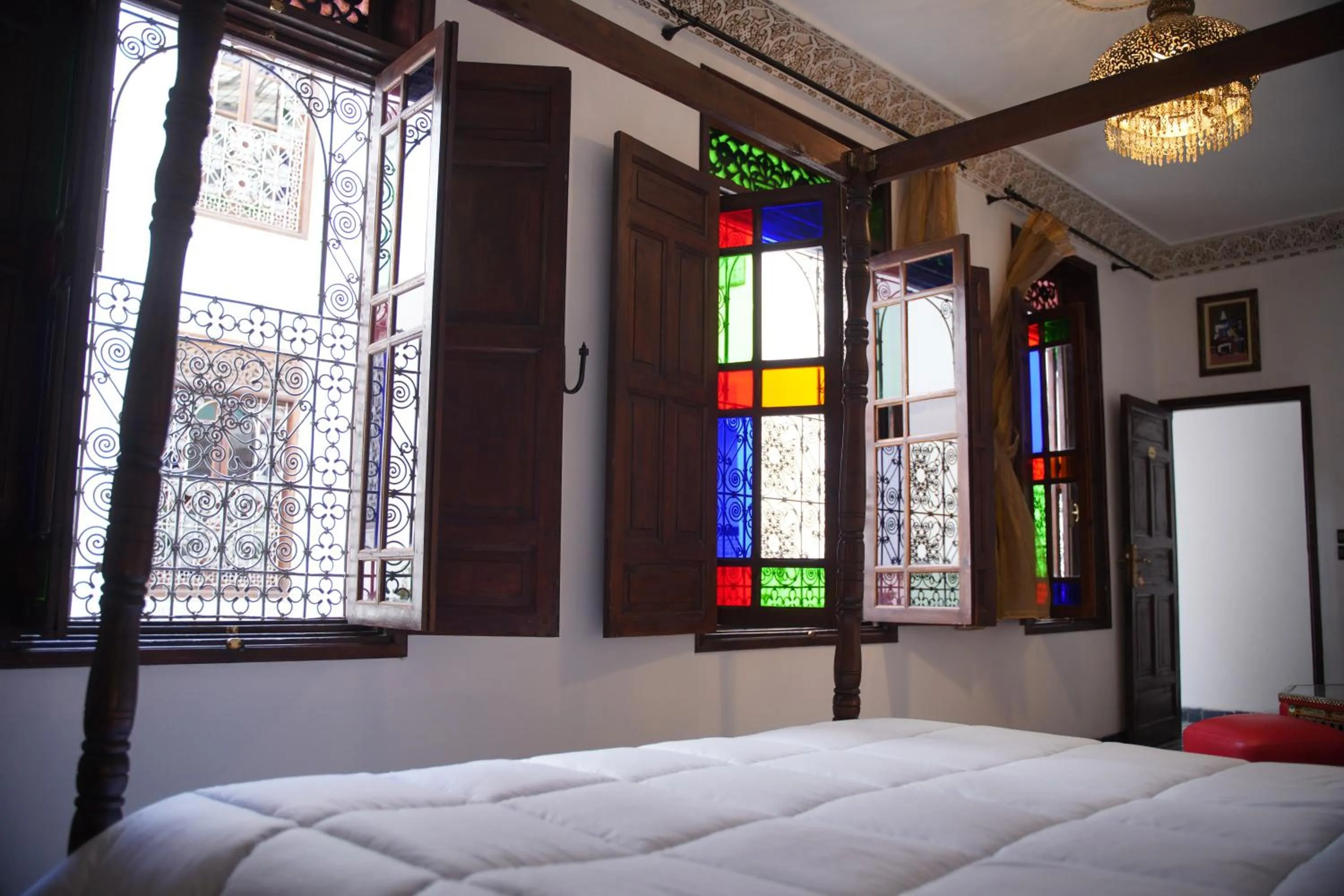 Bed in Riad Dar Chrifa - Luxury Escape