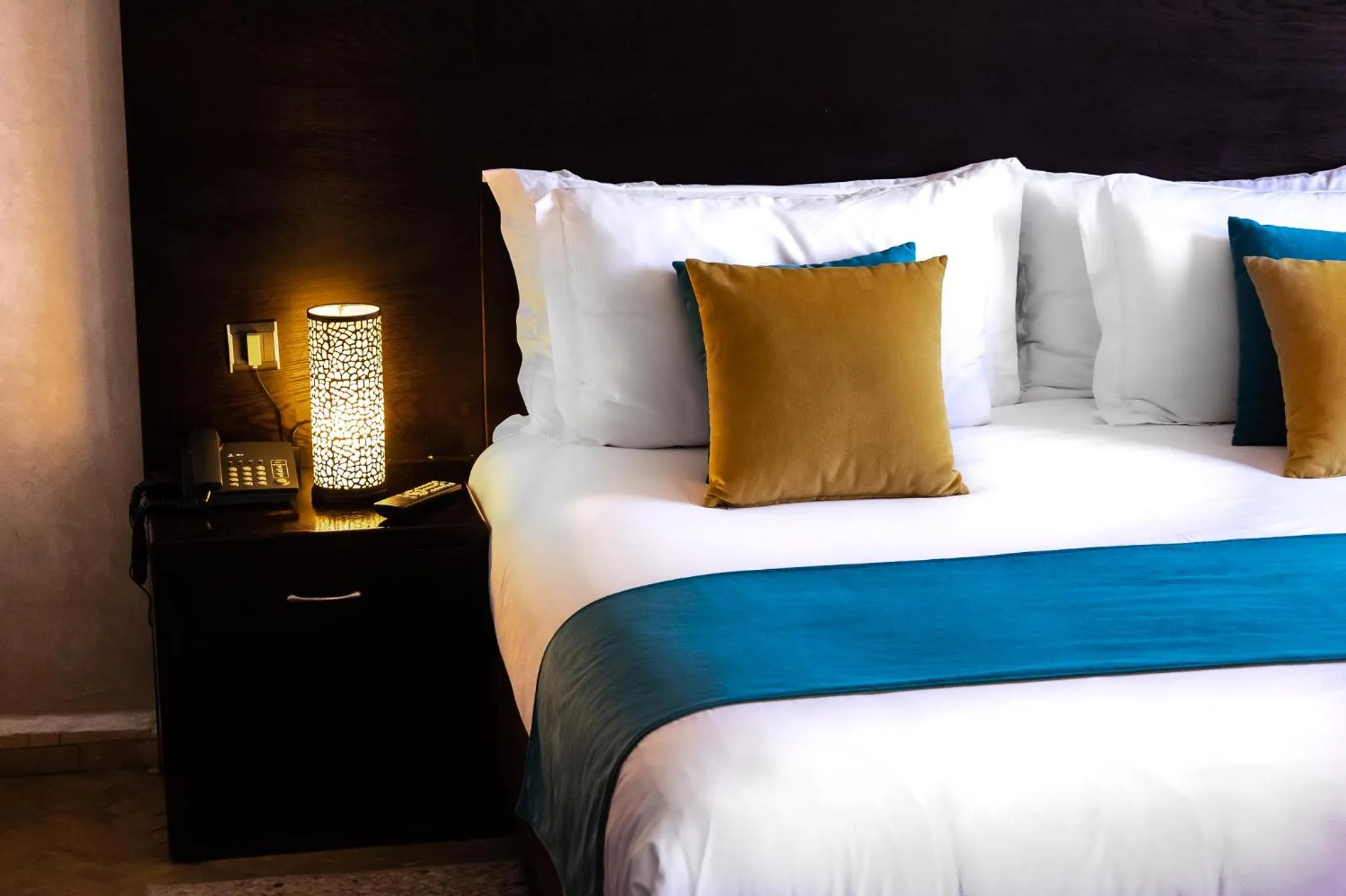 Bed in Dellarosa Boutique Hotel and Spa