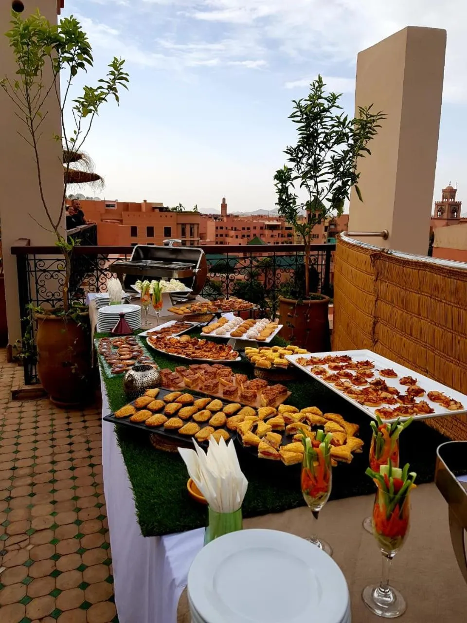 Patio in Dellarosa Boutique Hotel and Spa