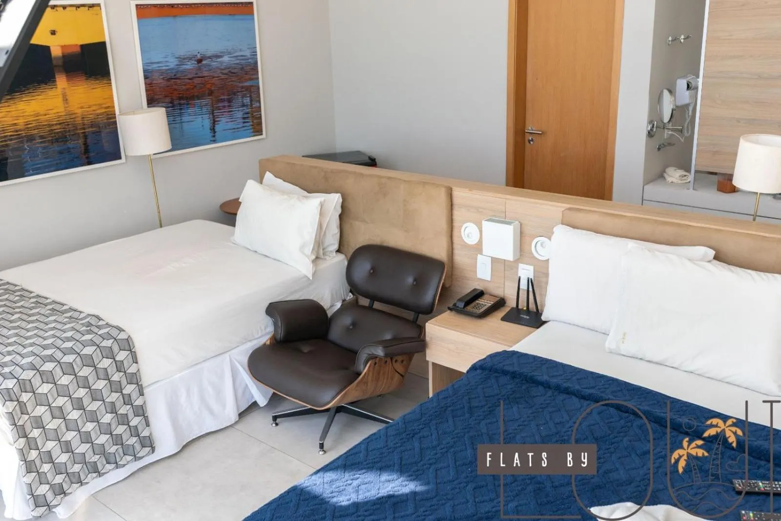 Bed in Paiva Flats By Loui