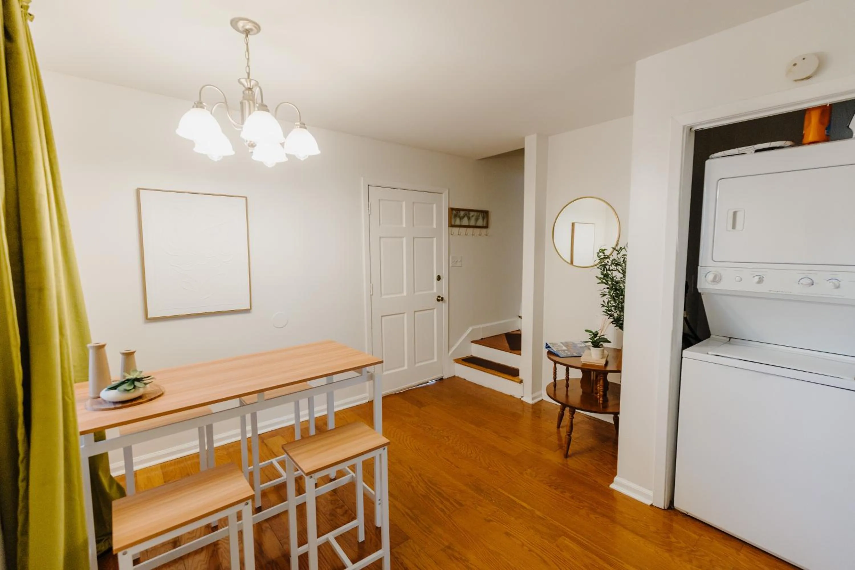 Dining area in Centrally Located 2BR Overton Square Unit 2 Fast WiFi Free Parking Yes Pets