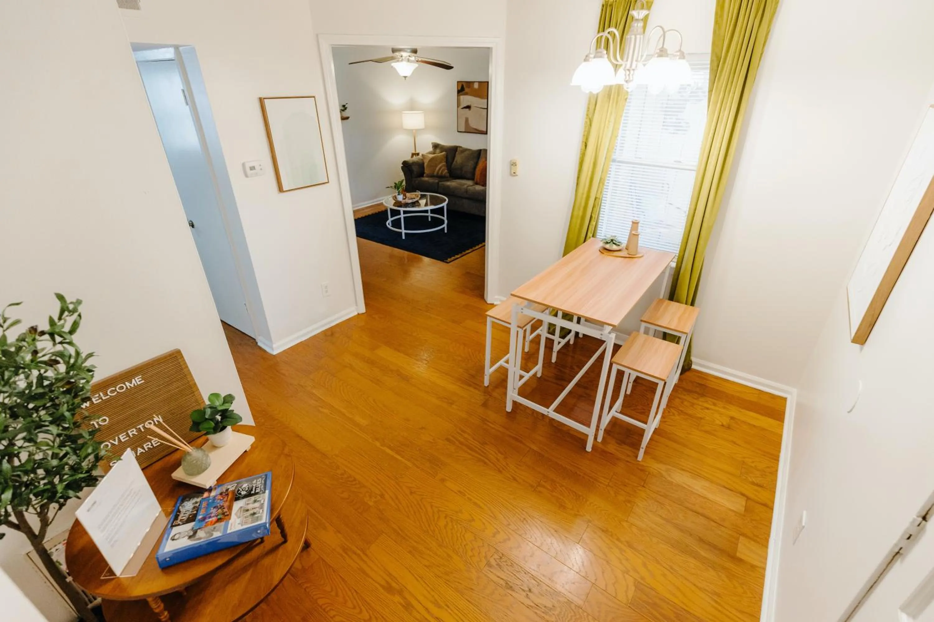 Dining area in Centrally Located 2BR Overton Square Unit 2 Fast WiFi Free Parking Yes Pets