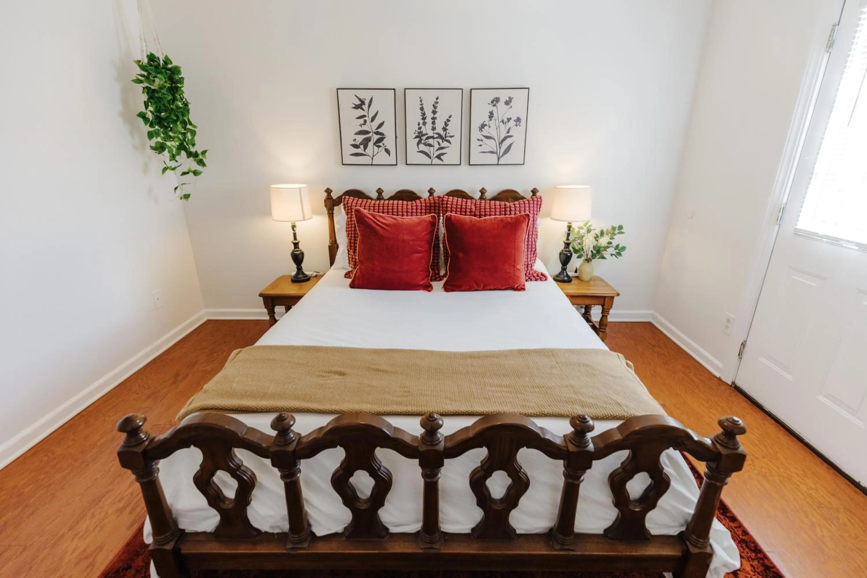 Bedroom, Bed in Centrally Located 2BR Overton Square Unit 2 Fast WiFi Free Parking Yes Pets