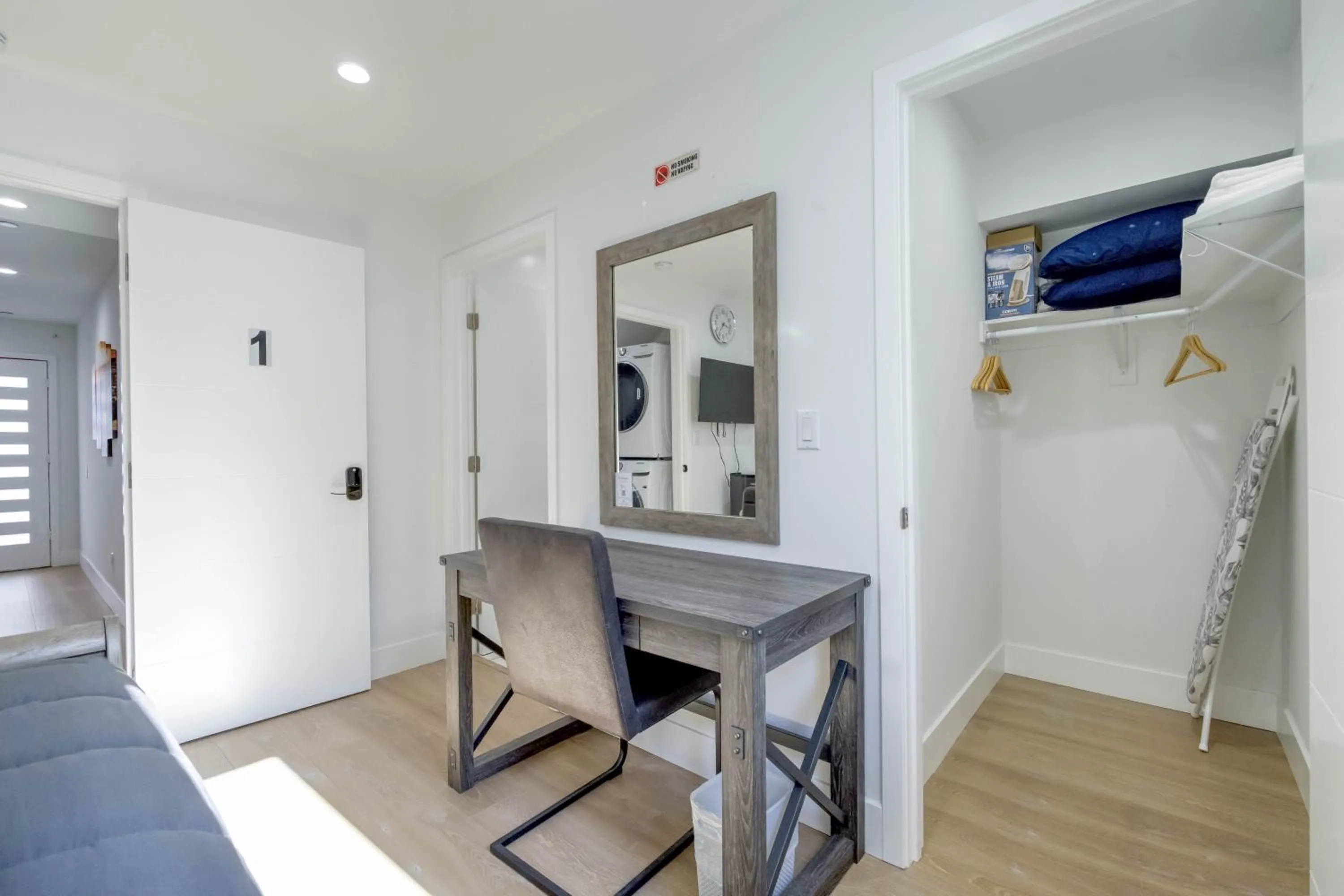 Seating area in Modern Apartment in Studio City