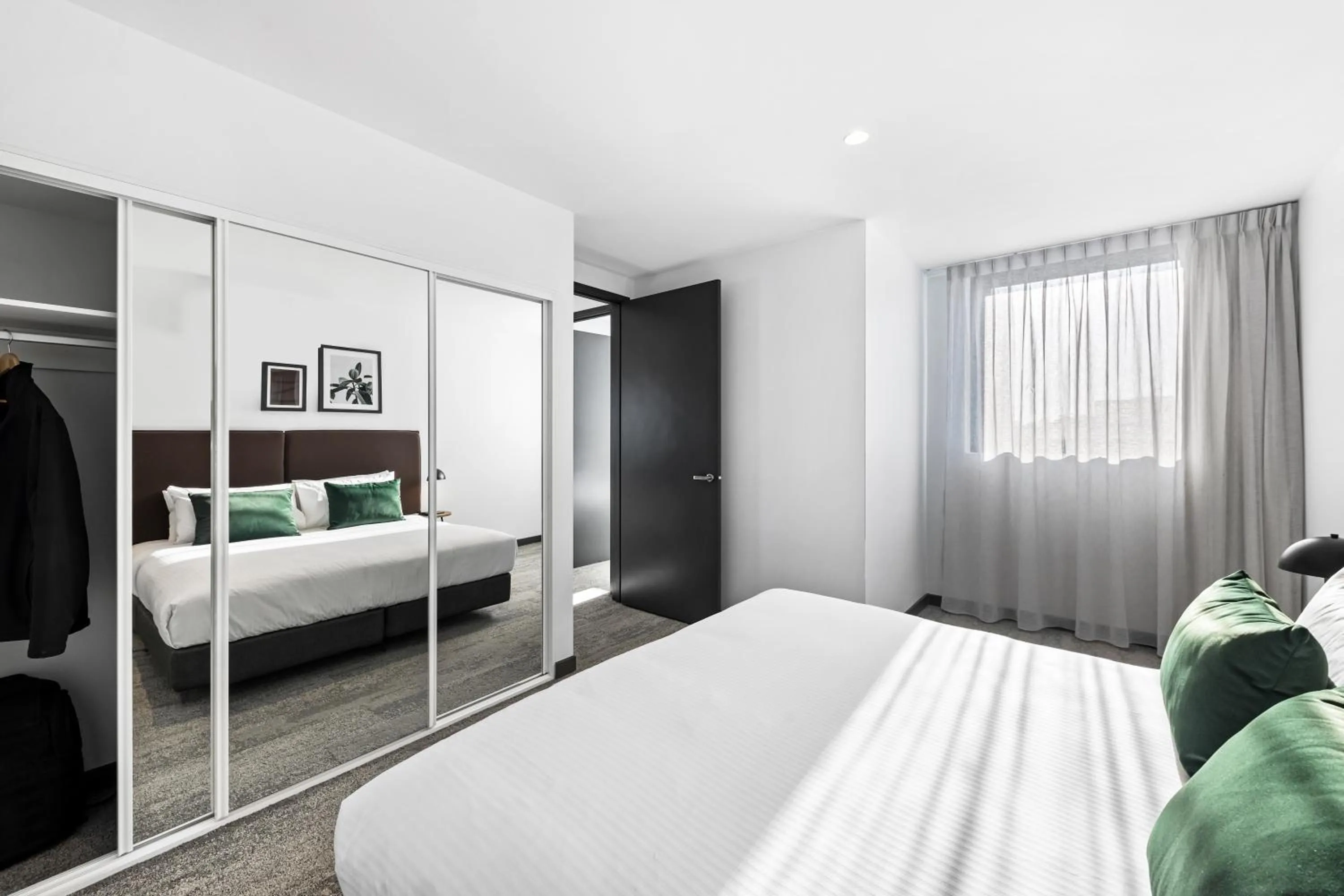 Bed in Quest Geelong Central